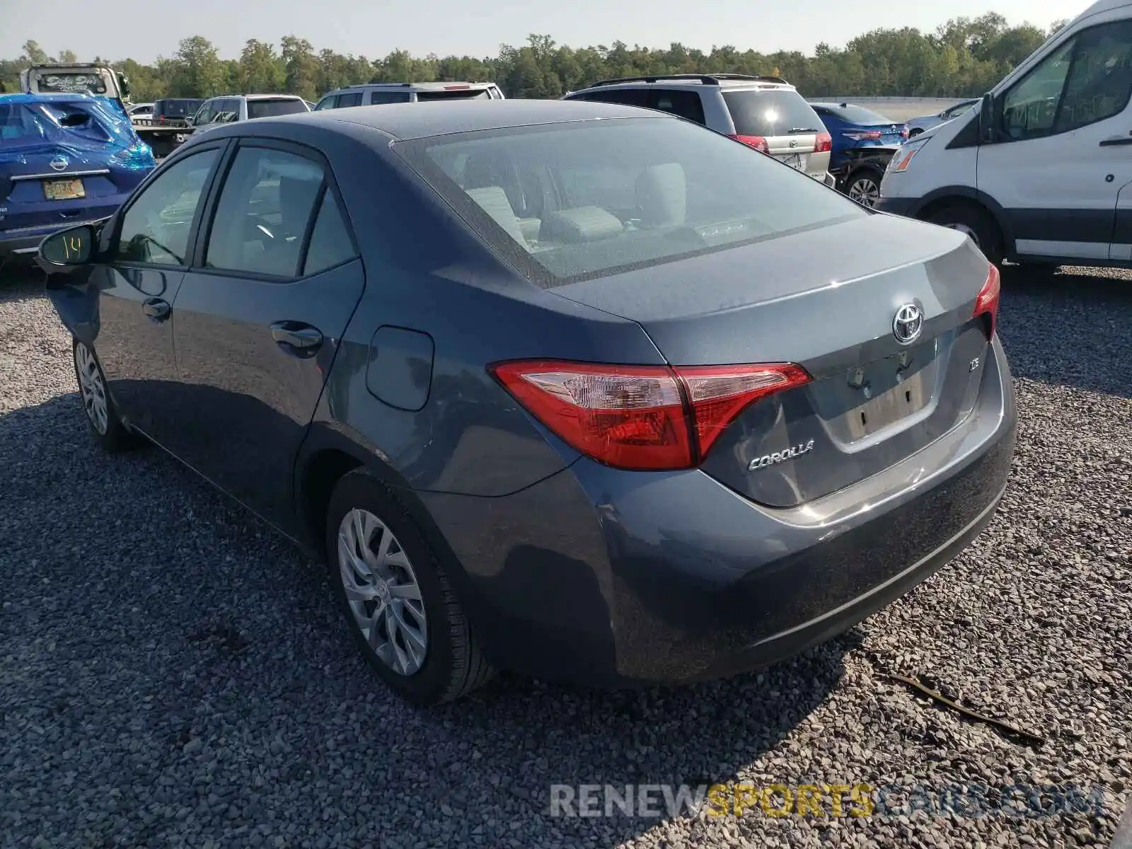 3 Photograph of a damaged car 2T1BURHE8KC199535 TOYOTA COROLLA 2019