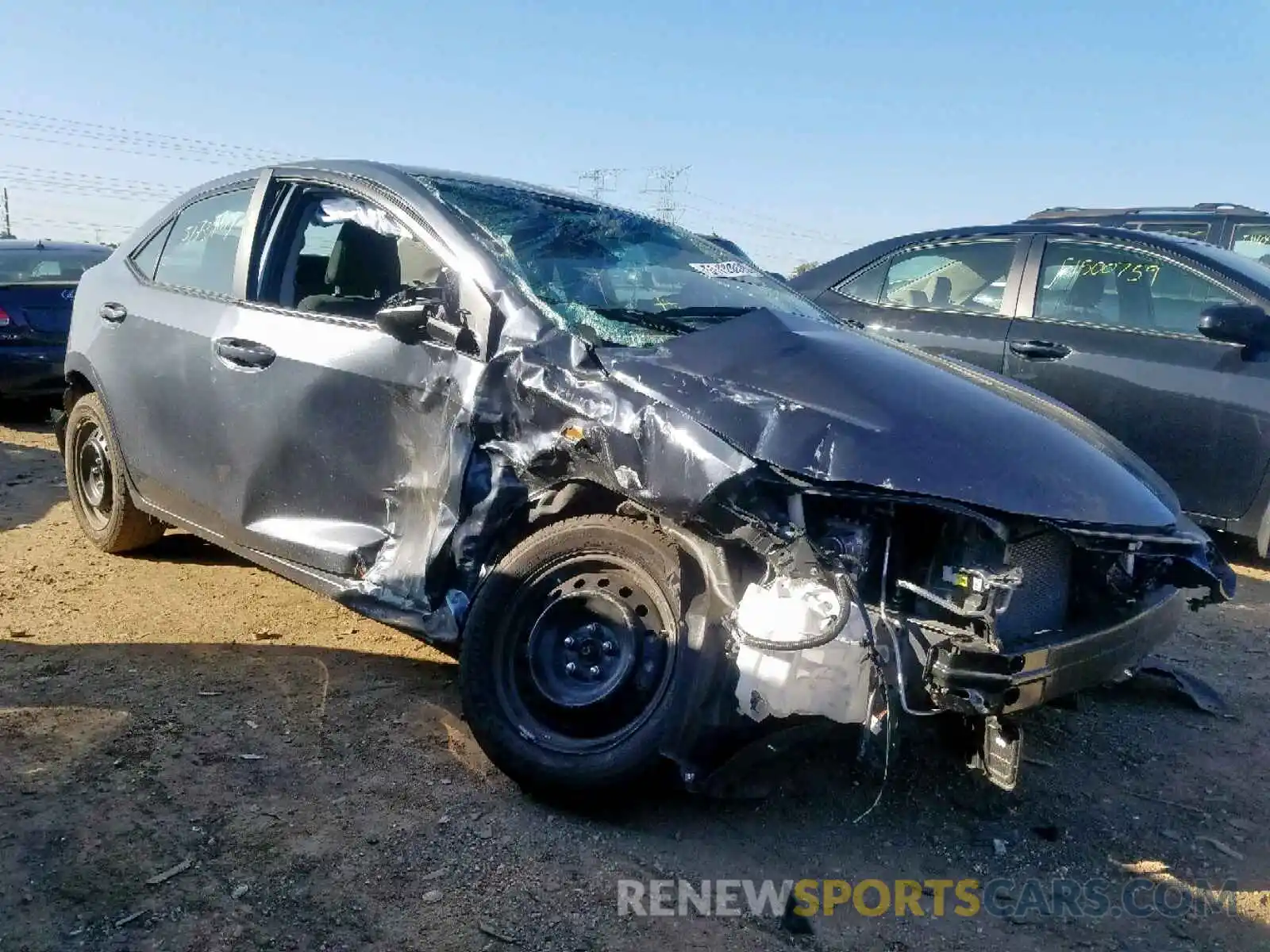 1 Photograph of a damaged car 2T1BURHE8KC200005 TOYOTA COROLLA 2019