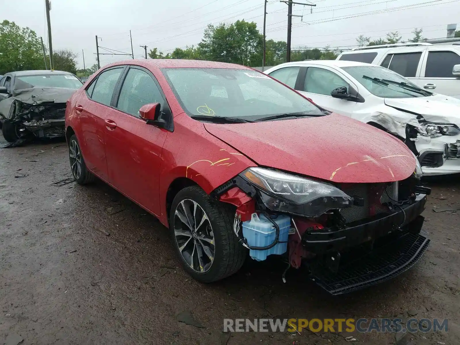 1 Photograph of a damaged car 2T1BURHE8KC200330 TOYOTA COROLLA 2019