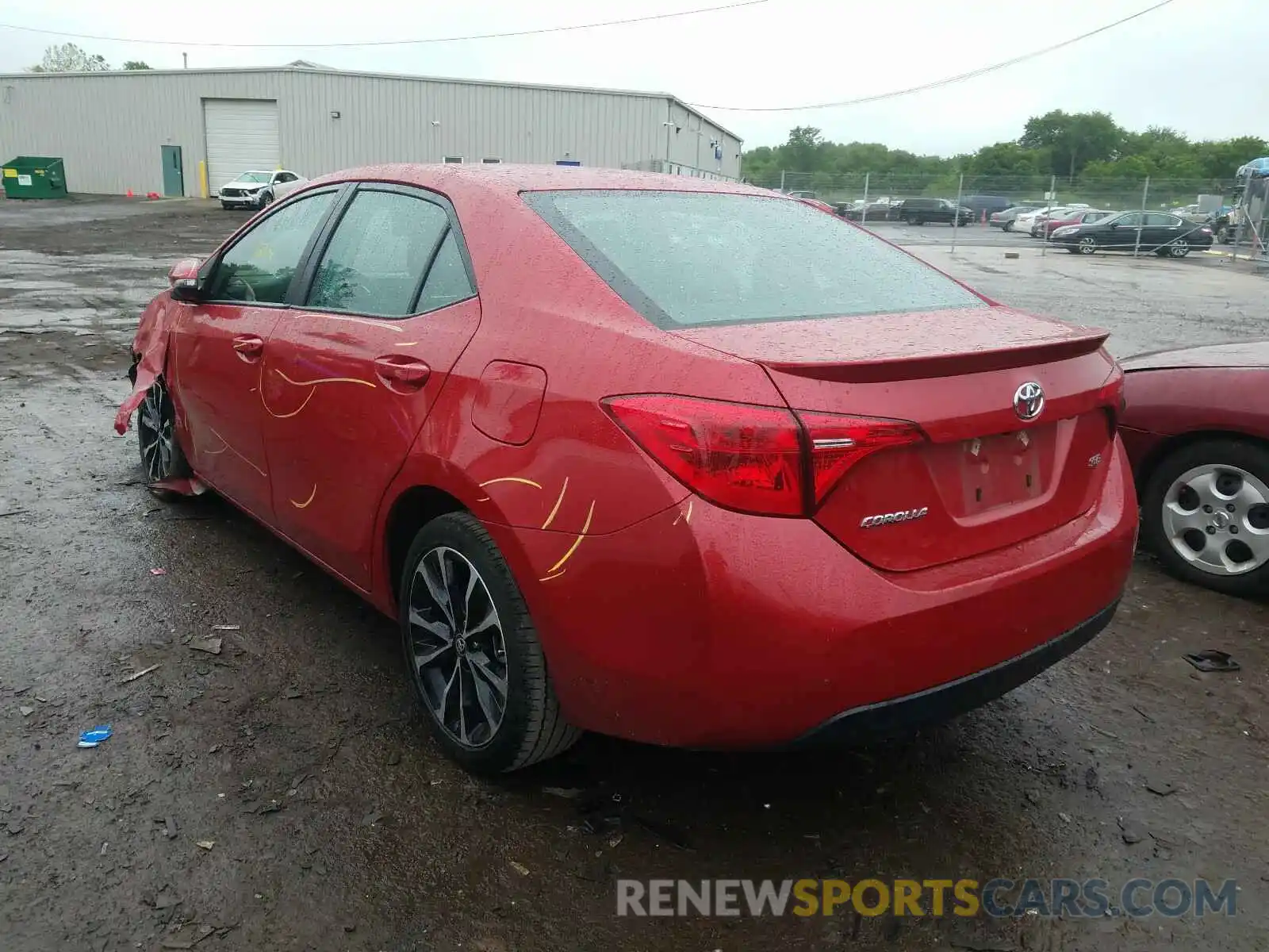 3 Photograph of a damaged car 2T1BURHE8KC200330 TOYOTA COROLLA 2019