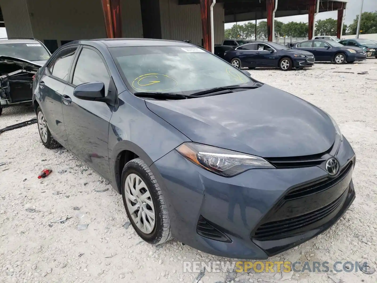 1 Photograph of a damaged car 2T1BURHE8KC200540 TOYOTA COROLLA 2019