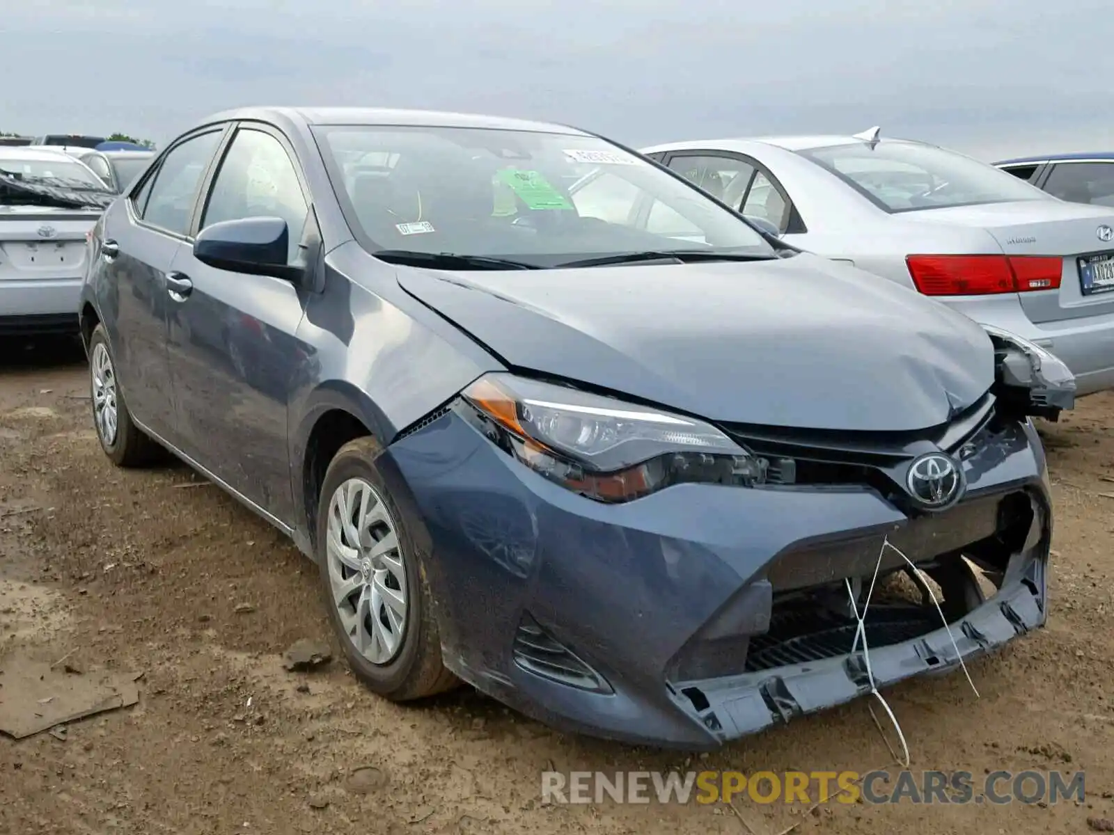 1 Photograph of a damaged car 2T1BURHE8KC200800 TOYOTA COROLLA 2019