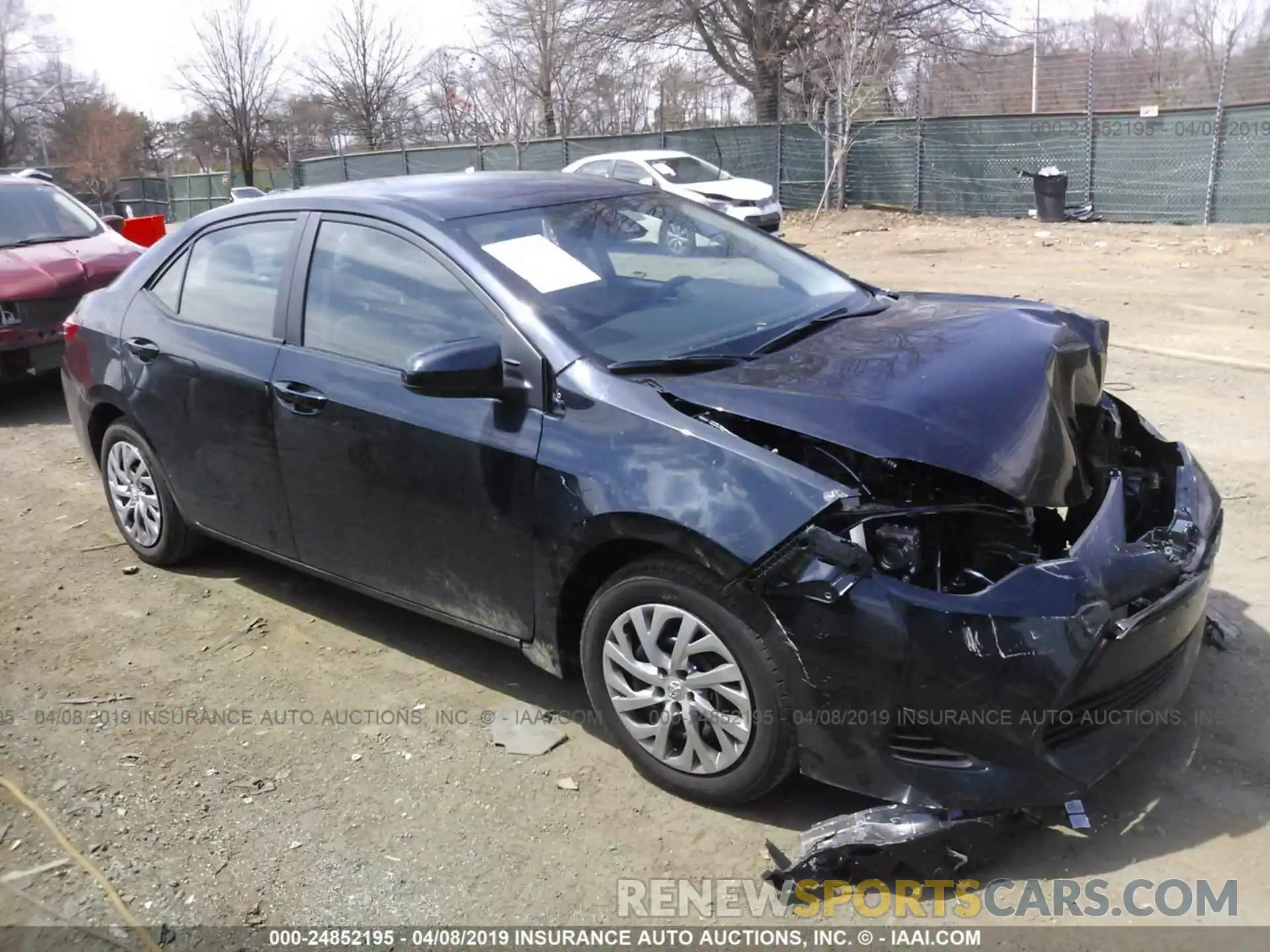 1 Photograph of a damaged car 2T1BURHE8KC200991 TOYOTA COROLLA 2019