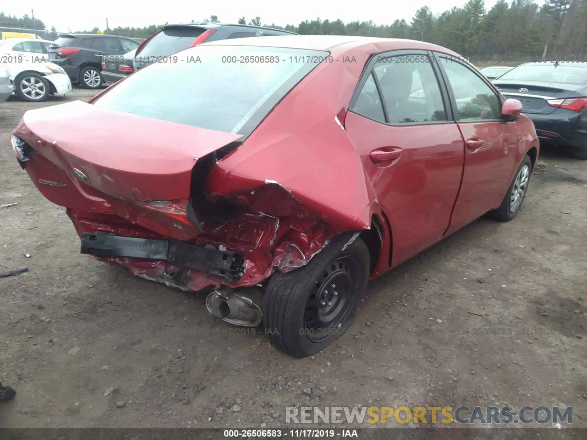 4 Photograph of a damaged car 2T1BURHE8KC201106 TOYOTA COROLLA 2019