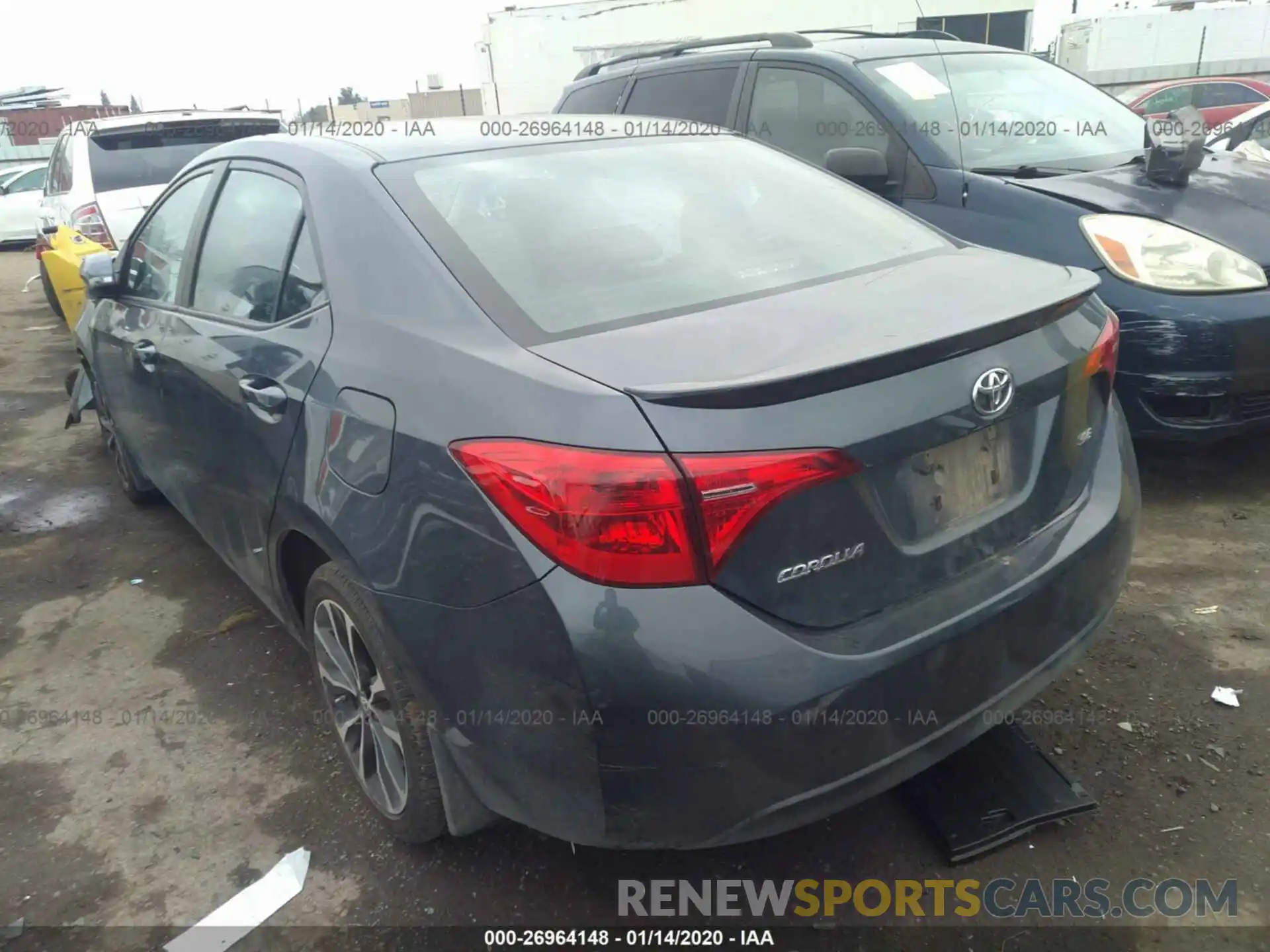 3 Photograph of a damaged car 2T1BURHE8KC201140 TOYOTA COROLLA 2019