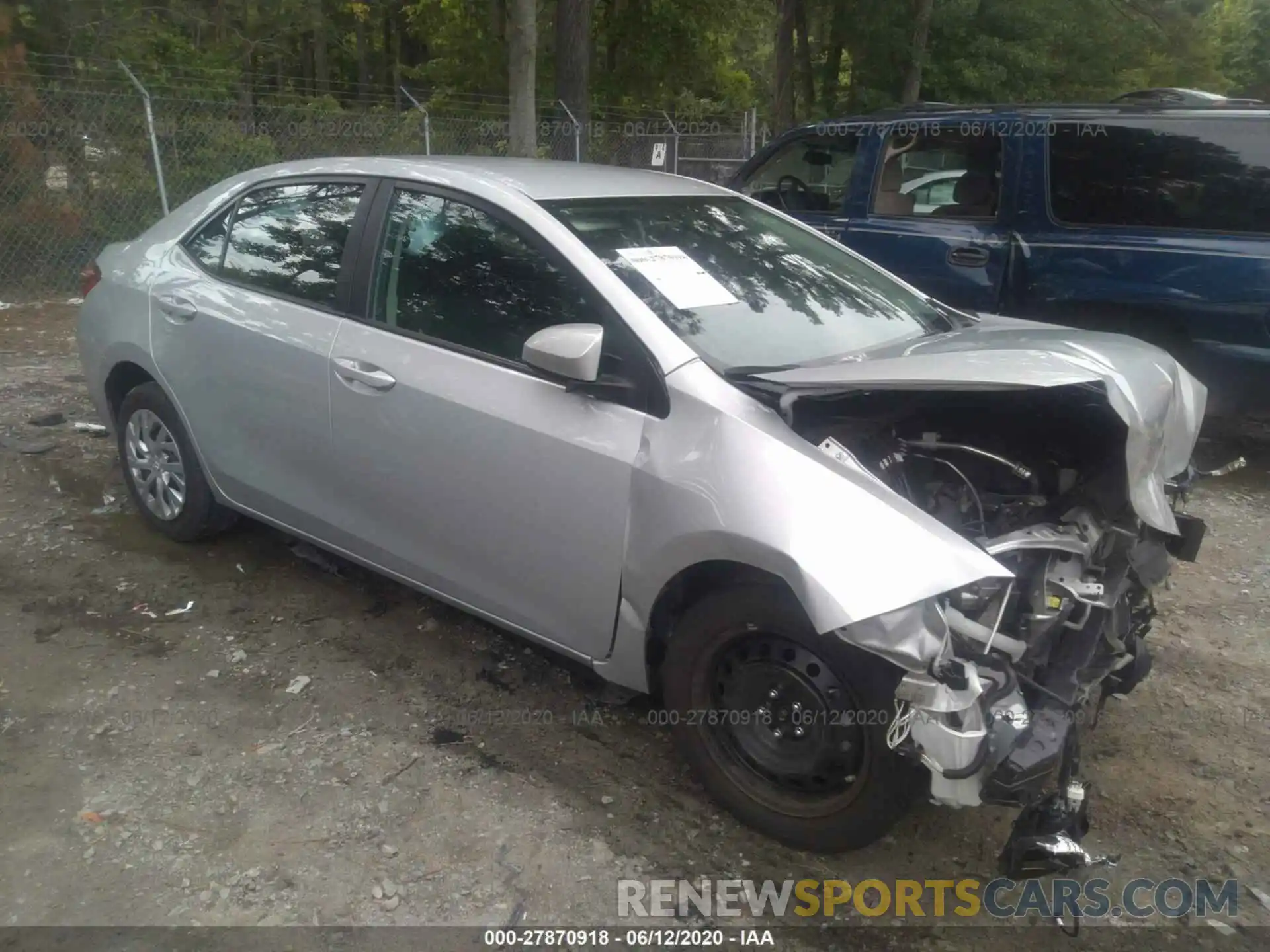 1 Photograph of a damaged car 2T1BURHE8KC201297 TOYOTA COROLLA 2019