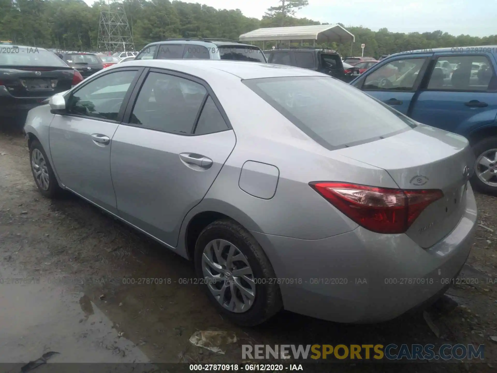 3 Photograph of a damaged car 2T1BURHE8KC201297 TOYOTA COROLLA 2019