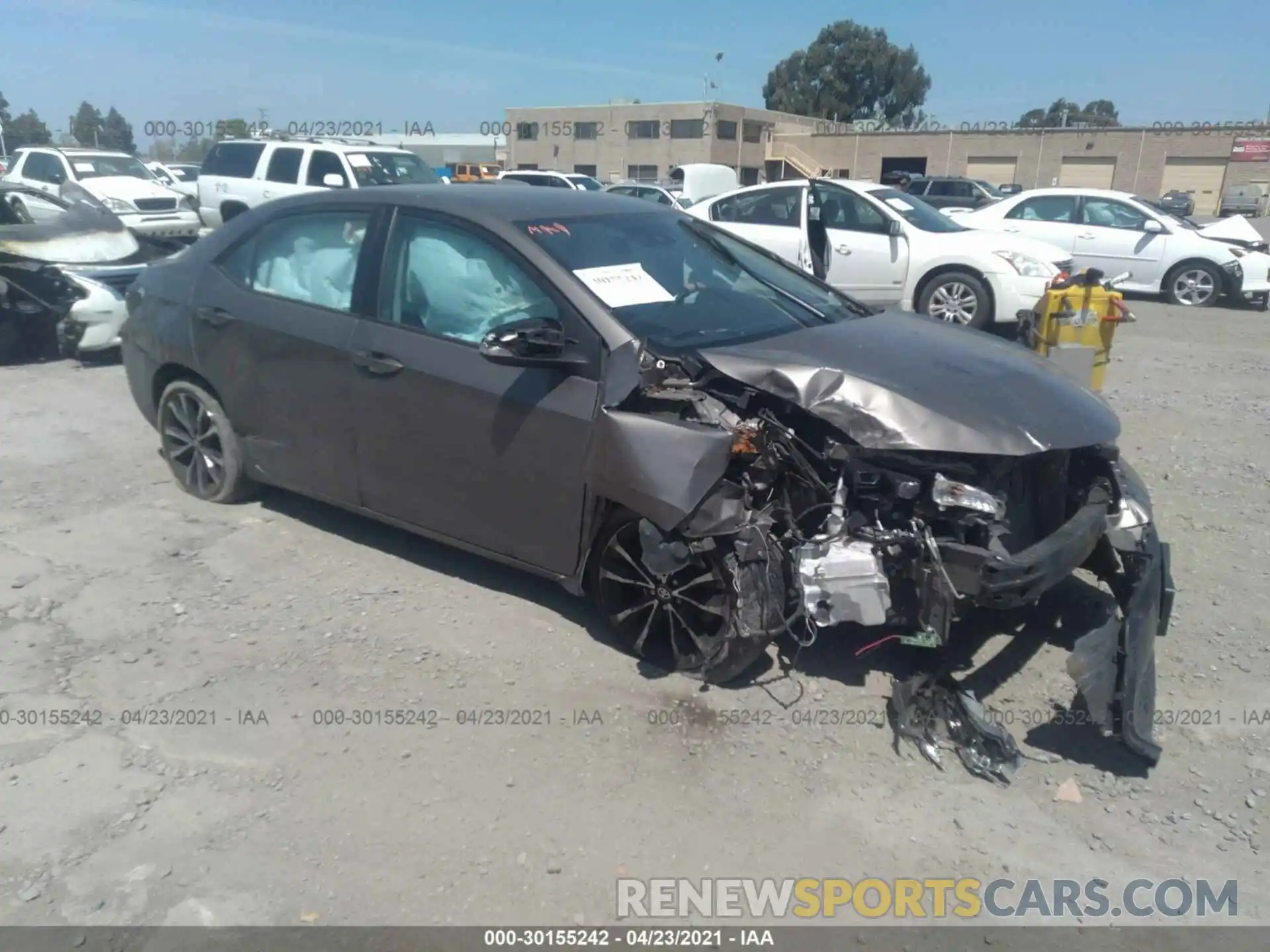 1 Photograph of a damaged car 2T1BURHE8KC202112 TOYOTA COROLLA 2019