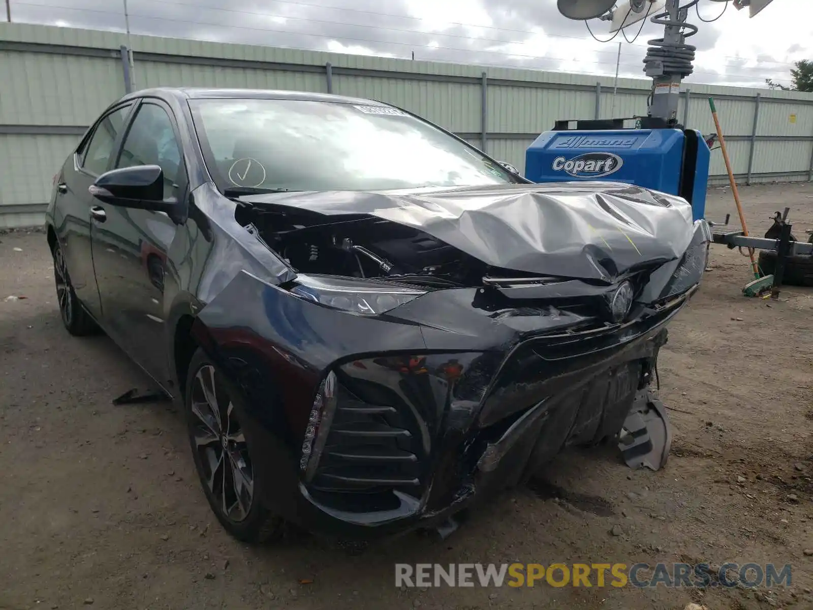 1 Photograph of a damaged car 2T1BURHE8KC202174 TOYOTA COROLLA 2019