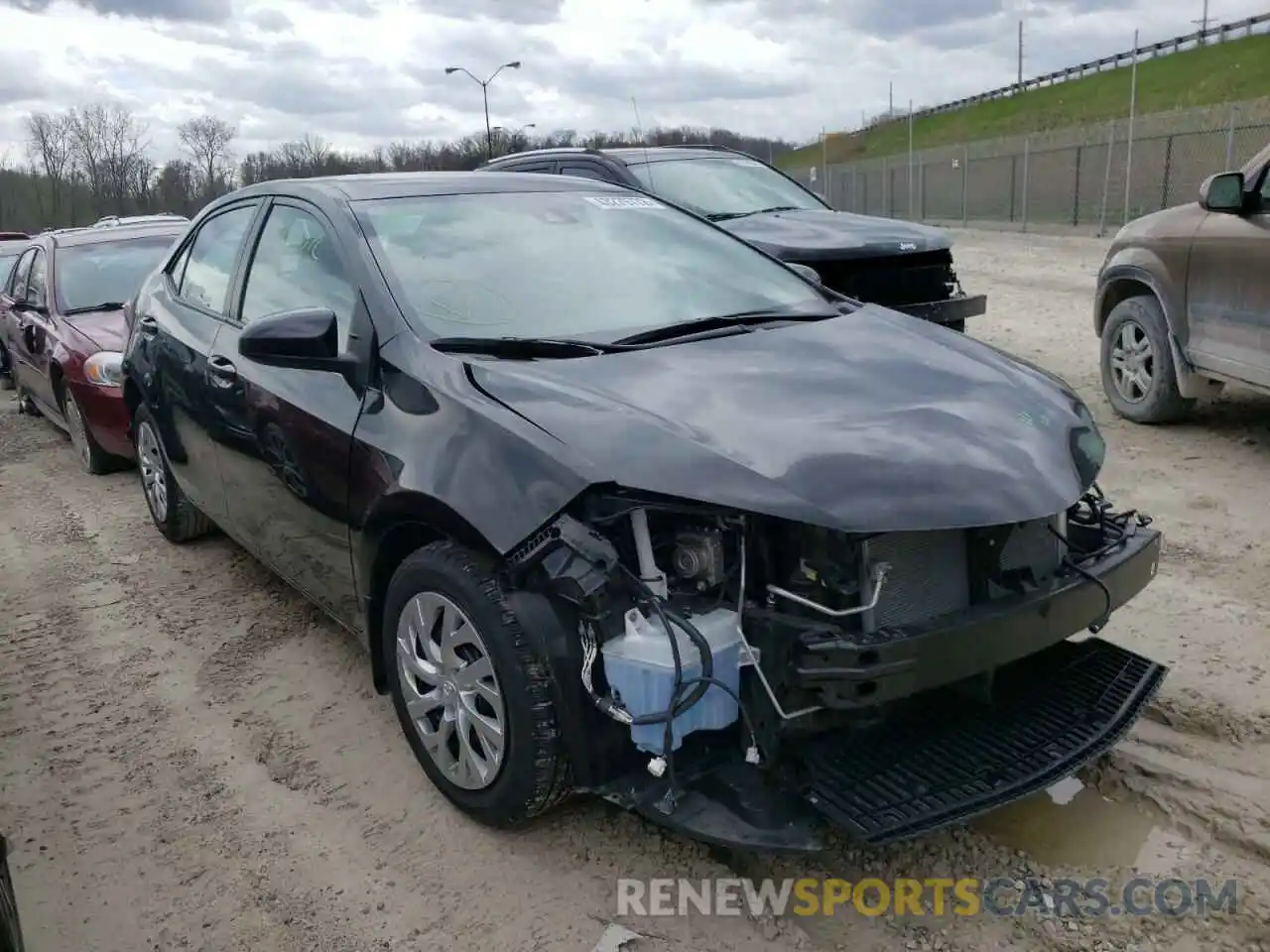 1 Photograph of a damaged car 2T1BURHE8KC202241 TOYOTA COROLLA 2019