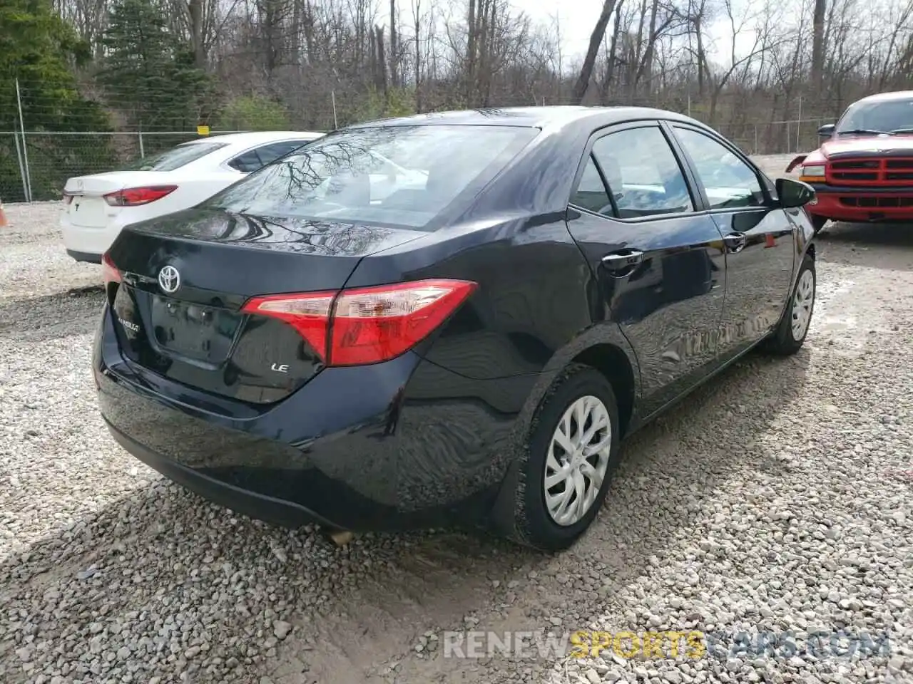 4 Photograph of a damaged car 2T1BURHE8KC202241 TOYOTA COROLLA 2019