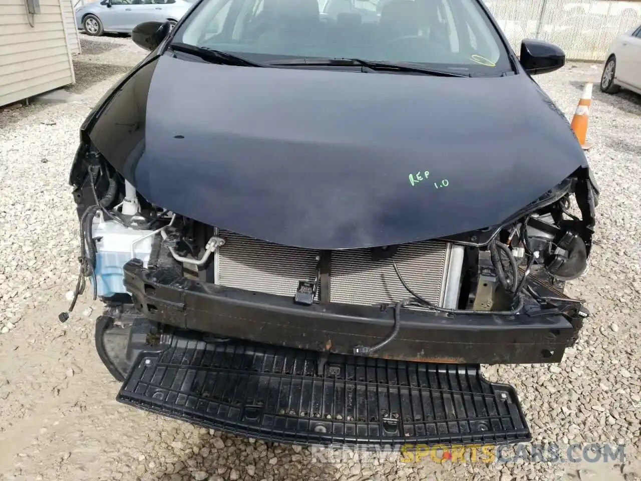 9 Photograph of a damaged car 2T1BURHE8KC202241 TOYOTA COROLLA 2019