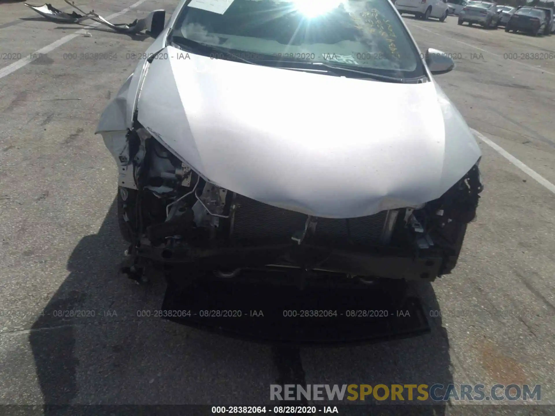 6 Photograph of a damaged car 2T1BURHE8KC202434 TOYOTA COROLLA 2019