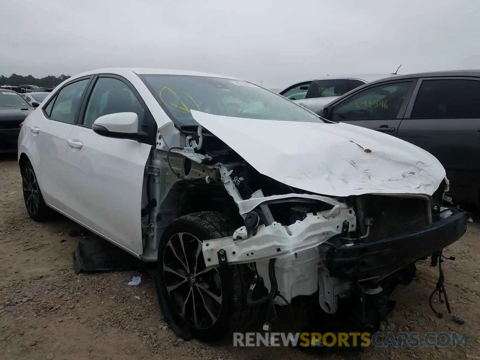 1 Photograph of a damaged car 2T1BURHE8KC203776 TOYOTA COROLLA 2019