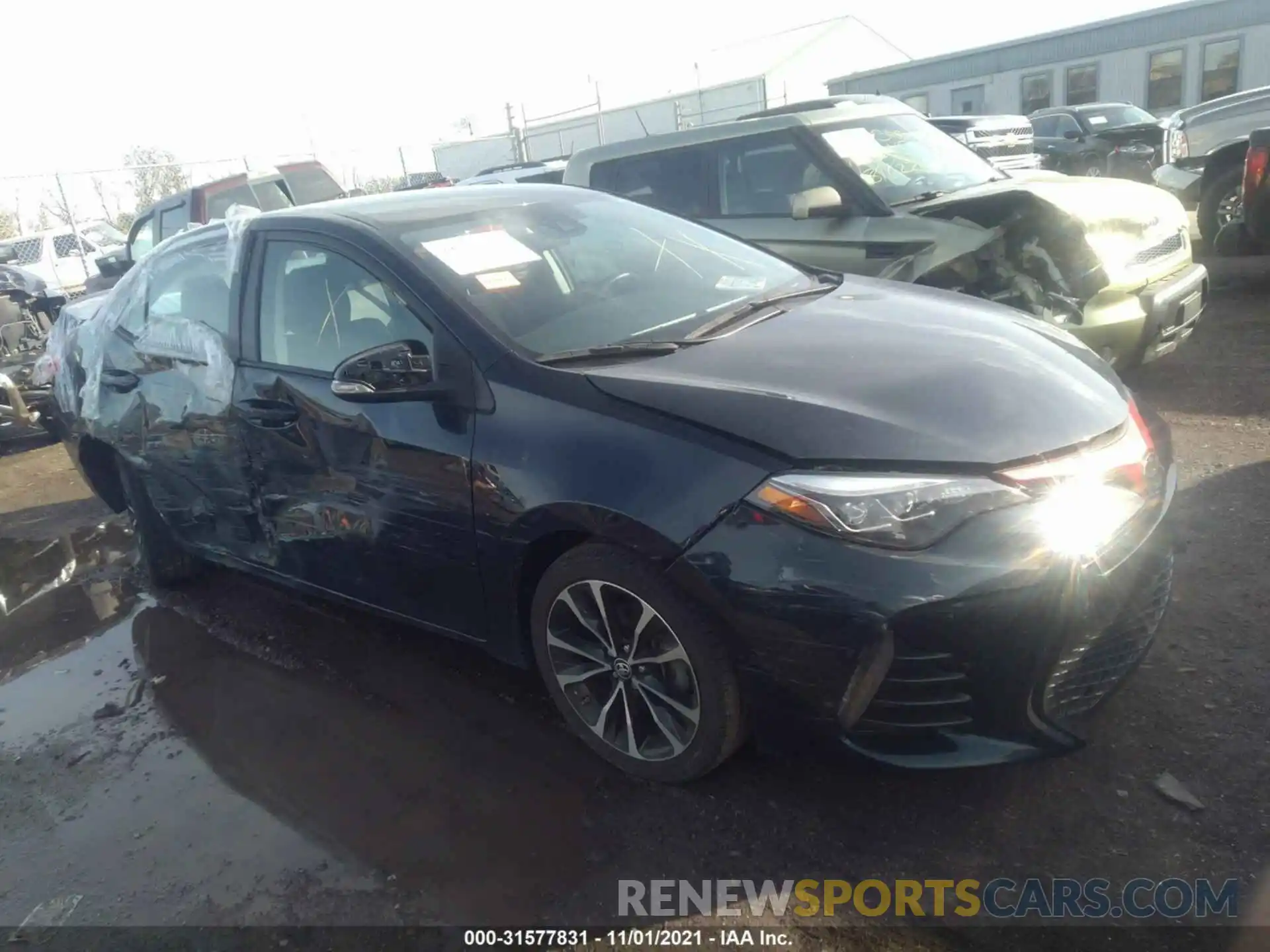 1 Photograph of a damaged car 2T1BURHE8KC204071 TOYOTA COROLLA 2019