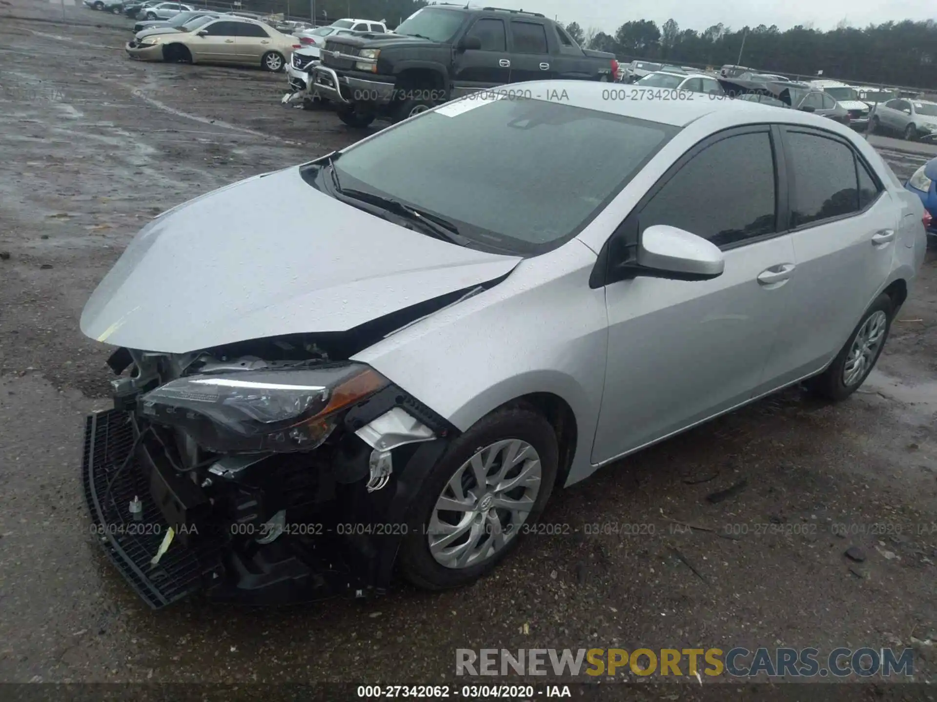 2 Photograph of a damaged car 2T1BURHE8KC204152 TOYOTA COROLLA 2019