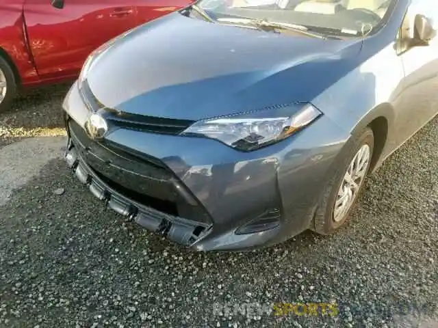 9 Photograph of a damaged car 2T1BURHE8KC204698 TOYOTA COROLLA 2019