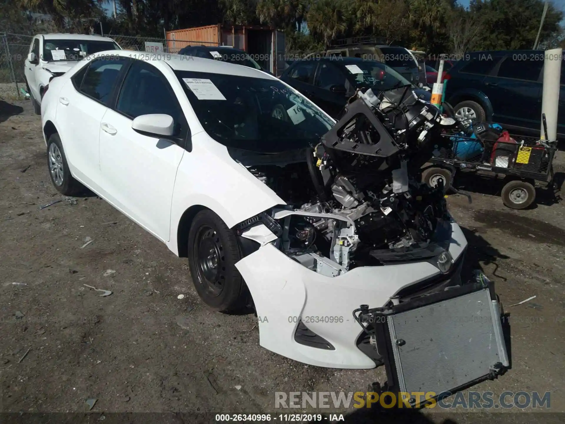 1 Photograph of a damaged car 2T1BURHE8KC204863 TOYOTA COROLLA 2019