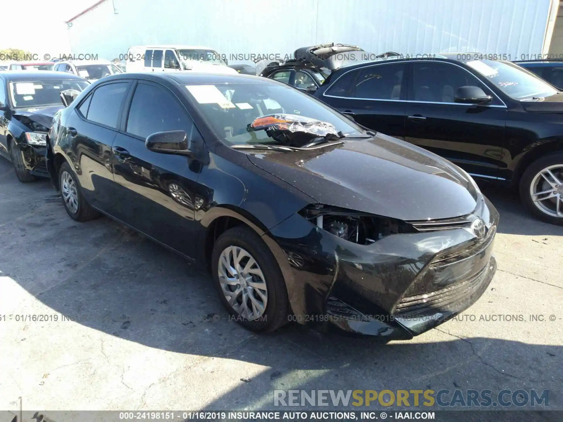 1 Photograph of a damaged car 2T1BURHE8KC205009 TOYOTA COROLLA 2019