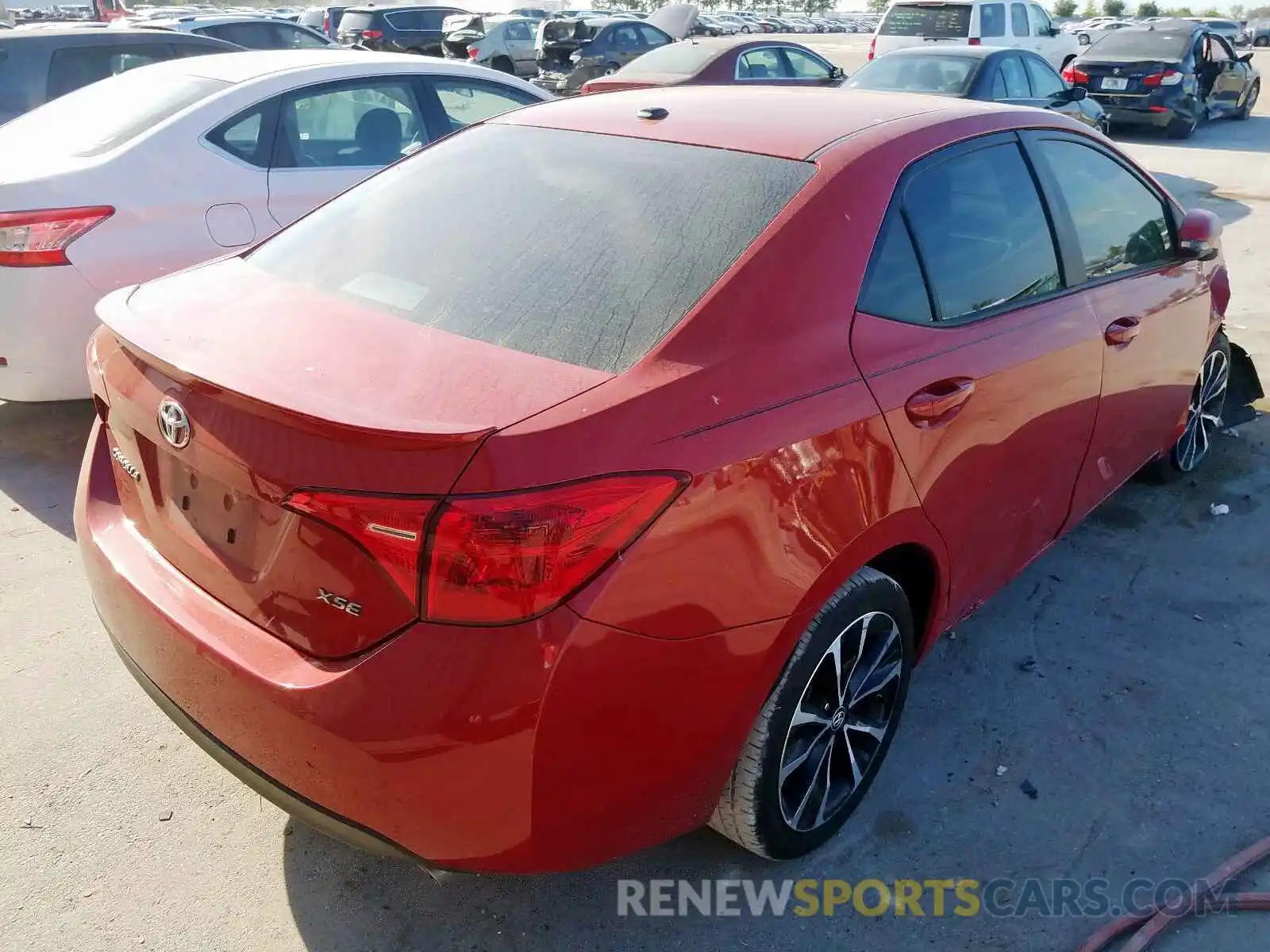 4 Photograph of a damaged car 2T1BURHE8KC205768 TOYOTA COROLLA 2019