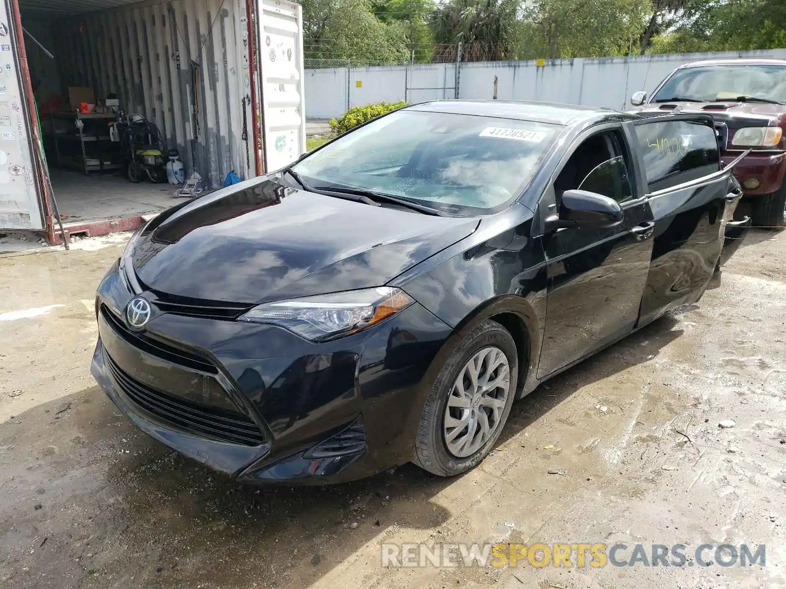 2 Photograph of a damaged car 2T1BURHE8KC205818 TOYOTA COROLLA 2019