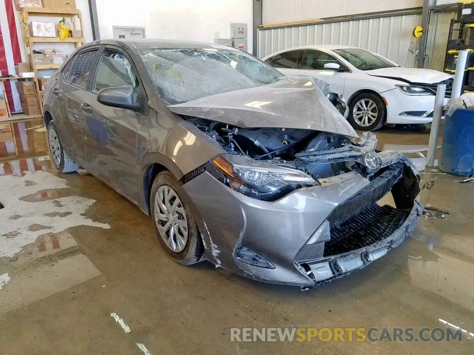 1 Photograph of a damaged car 2T1BURHE8KC206158 TOYOTA COROLLA 2019