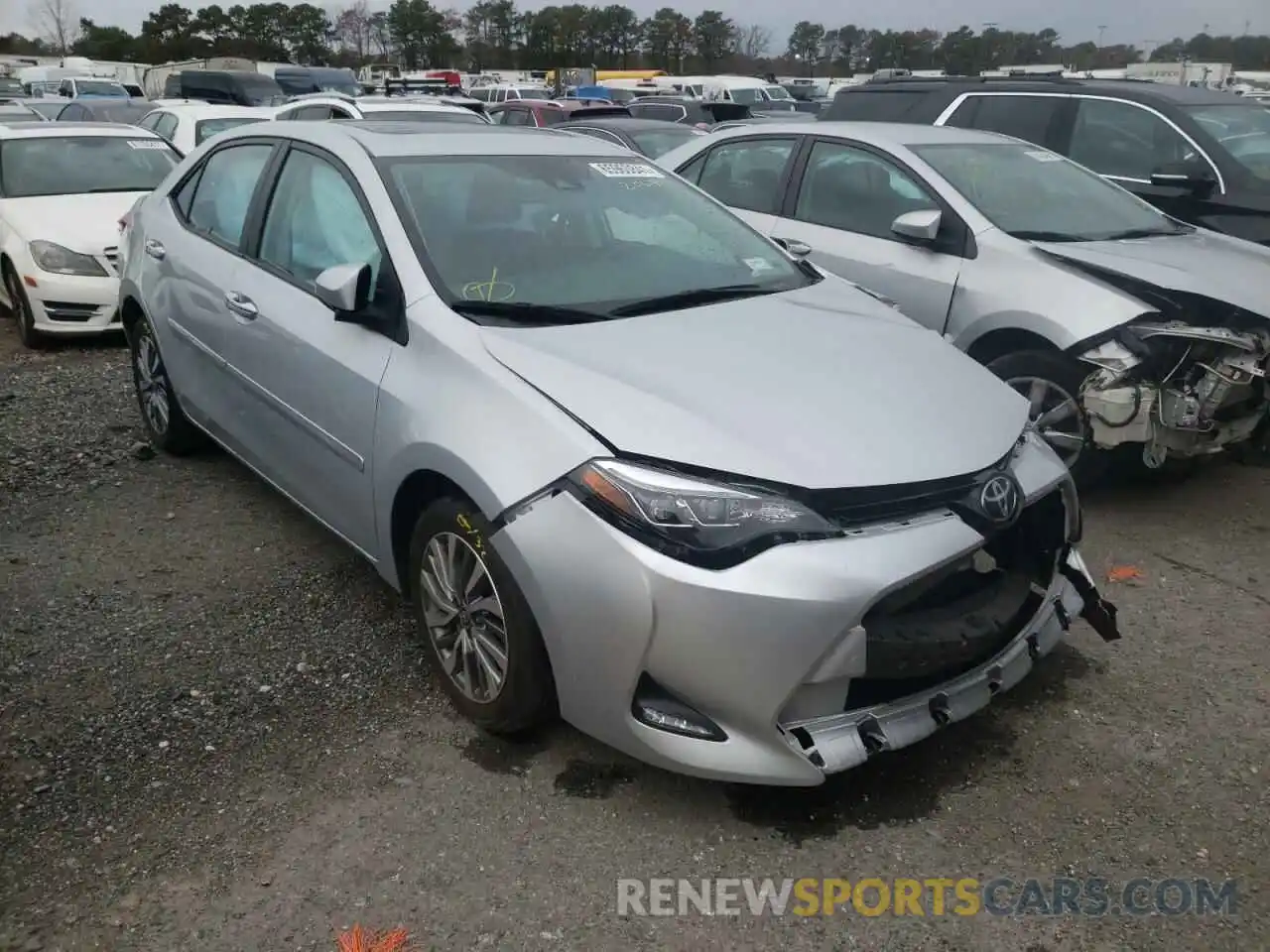 1 Photograph of a damaged car 2T1BURHE8KC206189 TOYOTA COROLLA 2019