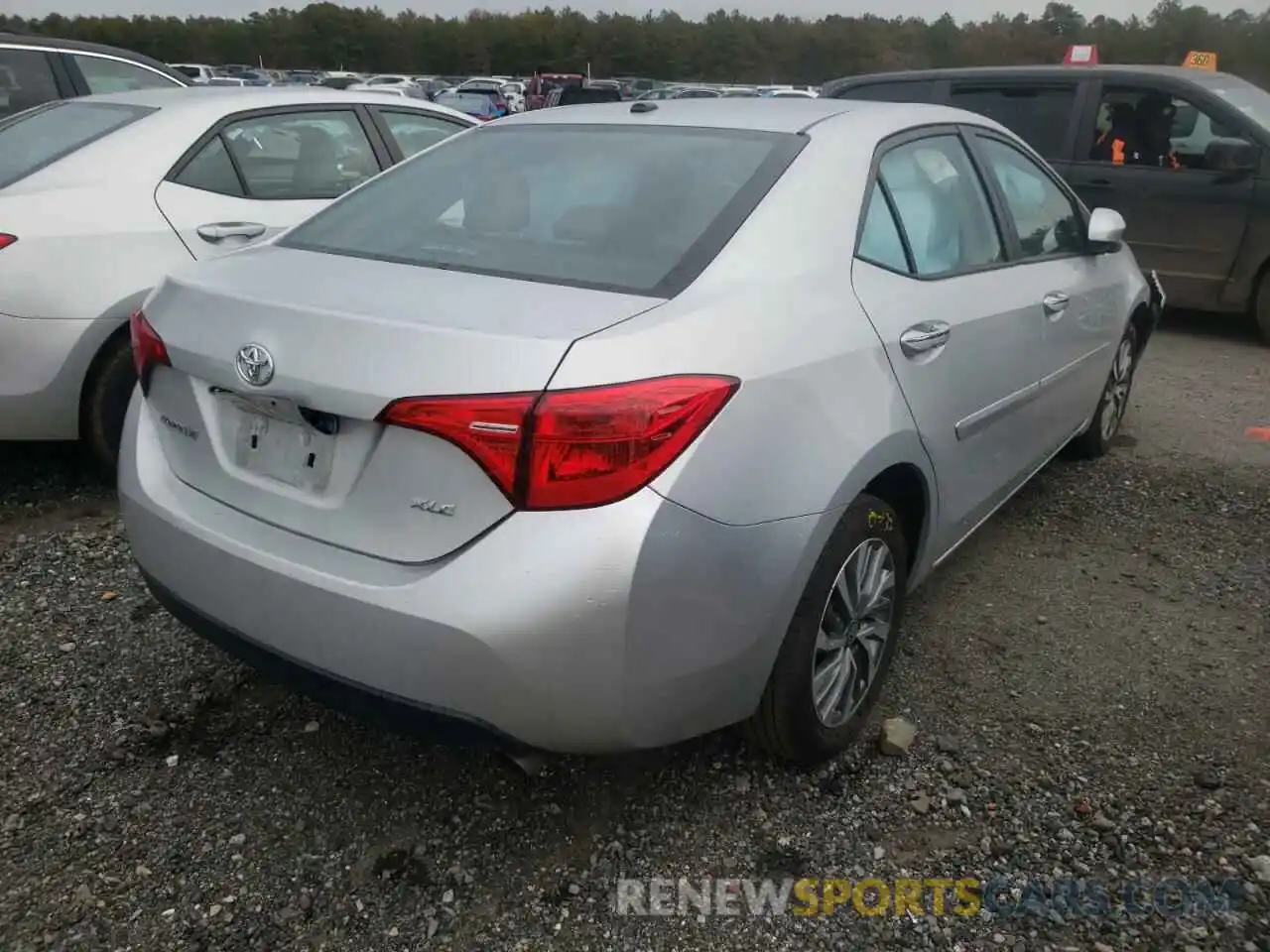 4 Photograph of a damaged car 2T1BURHE8KC206189 TOYOTA COROLLA 2019