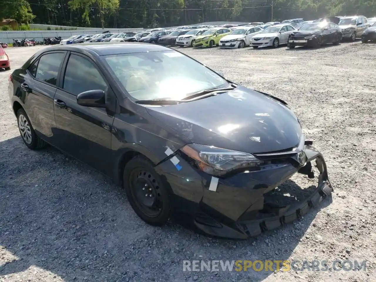 1 Photograph of a damaged car 2T1BURHE8KC206225 TOYOTA COROLLA 2019