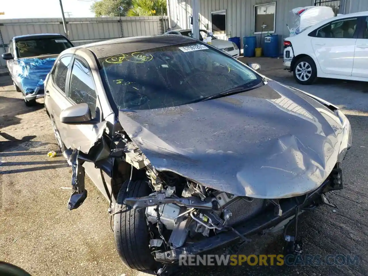 9 Photograph of a damaged car 2T1BURHE8KC206483 TOYOTA COROLLA 2019