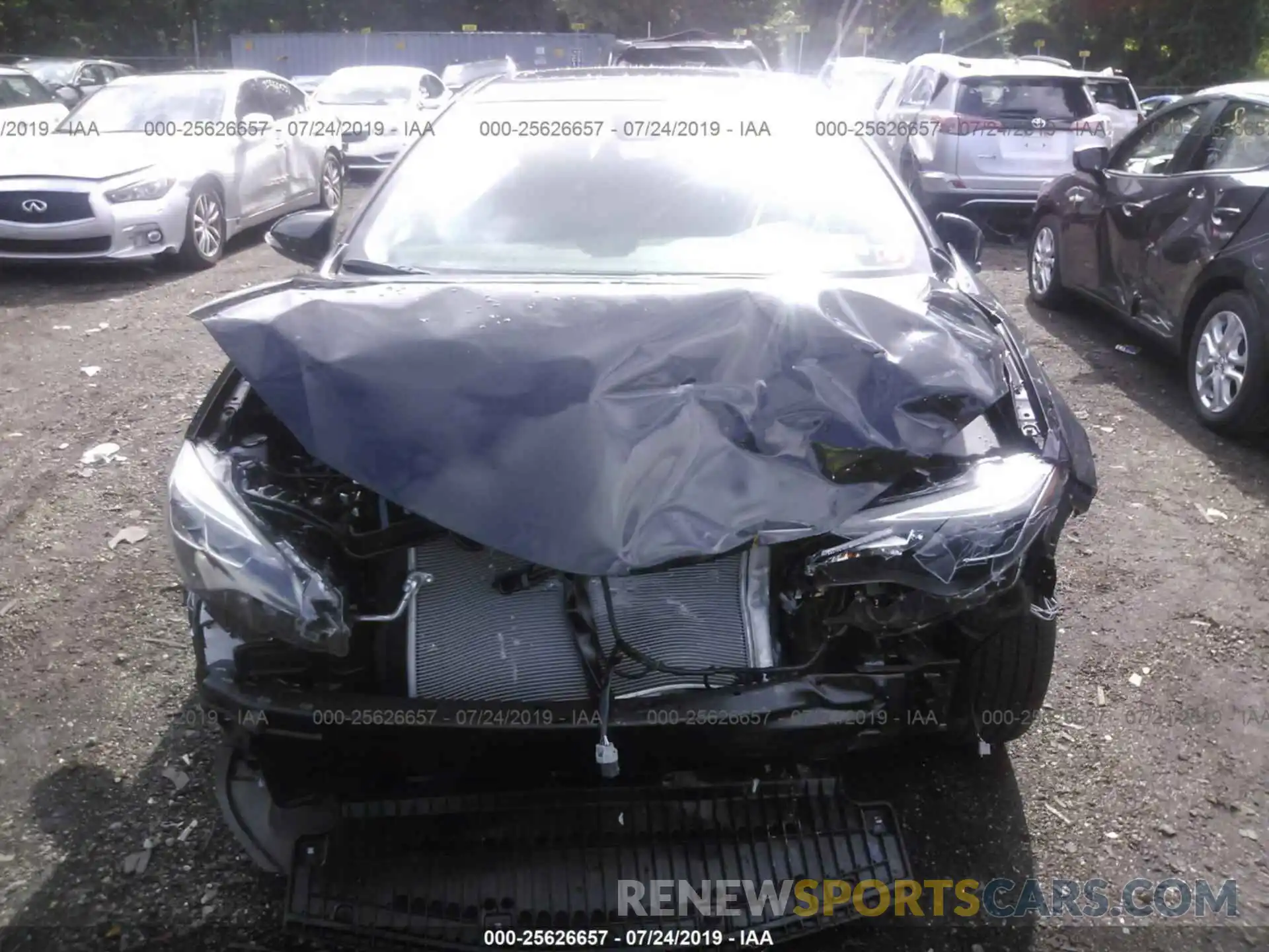 6 Photograph of a damaged car 2T1BURHE8KC206760 TOYOTA COROLLA 2019