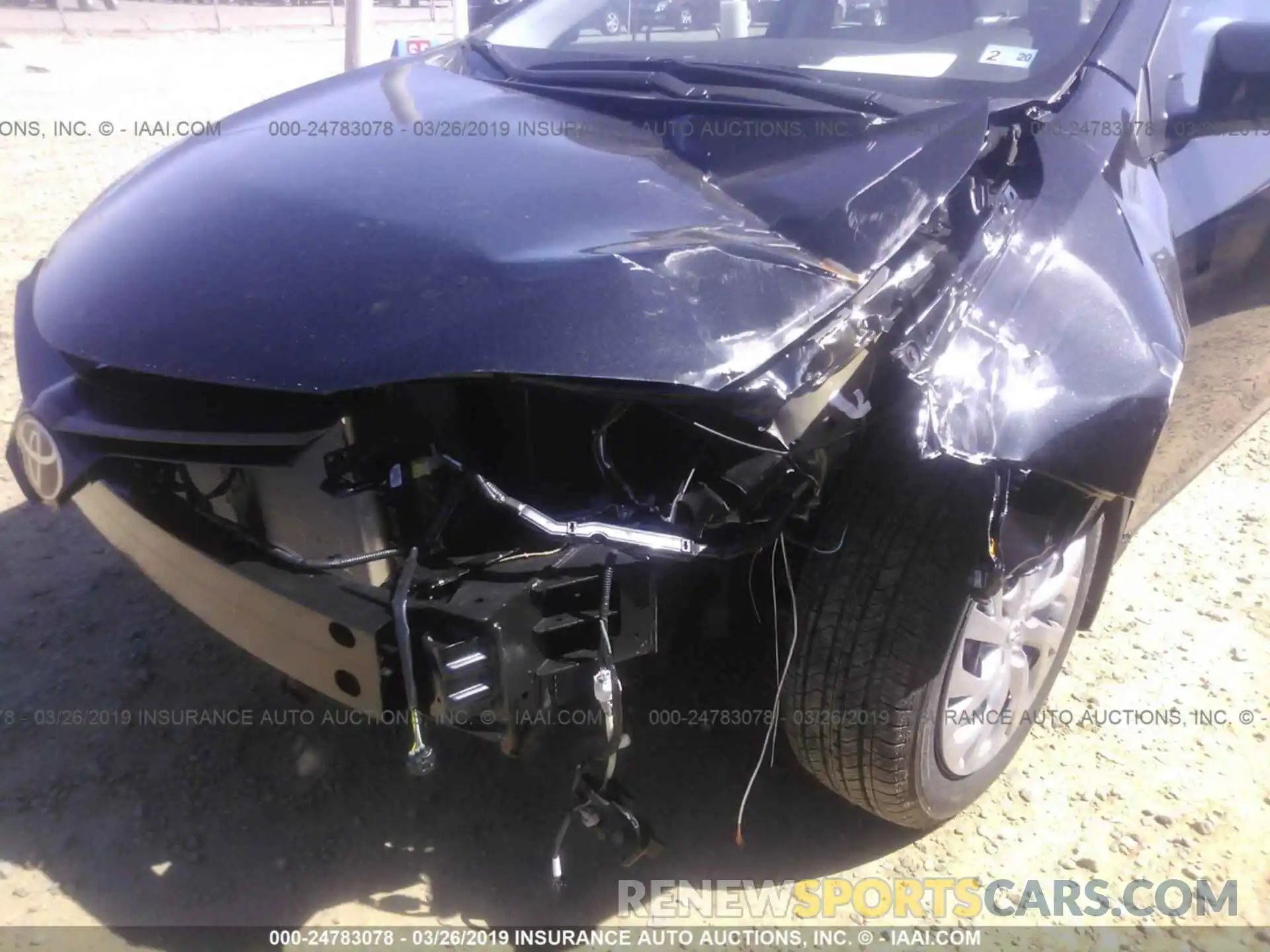 6 Photograph of a damaged car 2T1BURHE8KC206905 TOYOTA COROLLA 2019