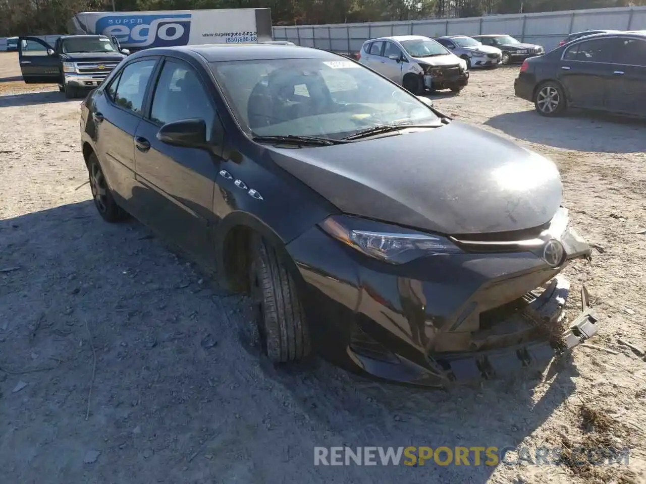 1 Photograph of a damaged car 2T1BURHE8KC206970 TOYOTA COROLLA 2019