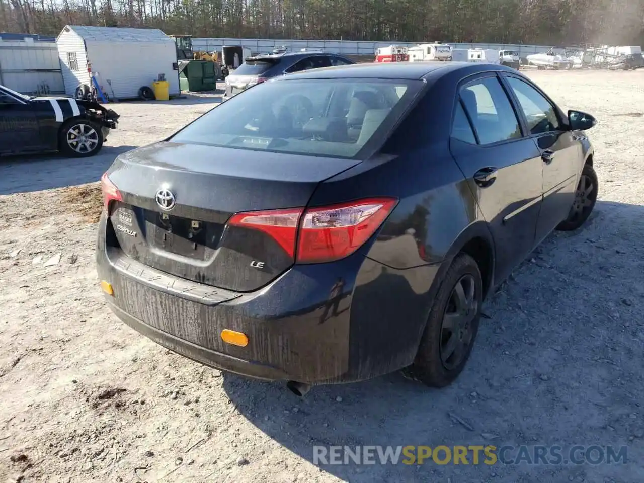 4 Photograph of a damaged car 2T1BURHE8KC206970 TOYOTA COROLLA 2019