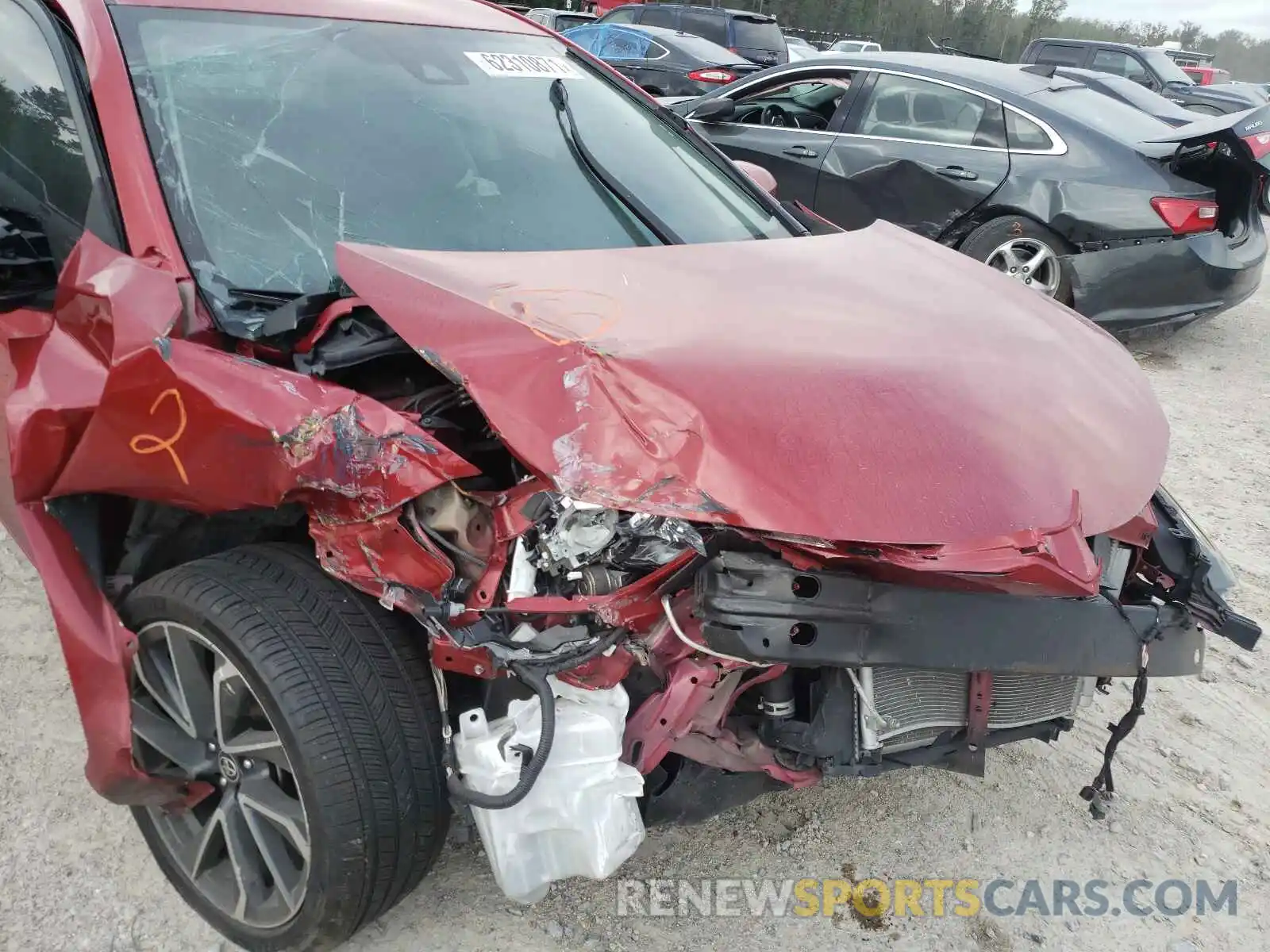 9 Photograph of a damaged car 2T1BURHE8KC207200 TOYOTA COROLLA 2019