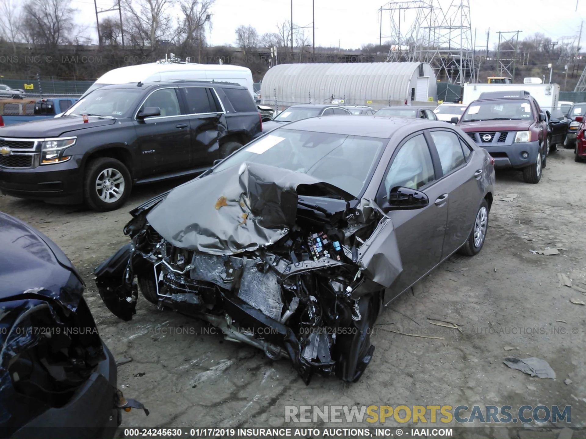 2 Photograph of a damaged car 2T1BURHE8KC207505 TOYOTA COROLLA 2019