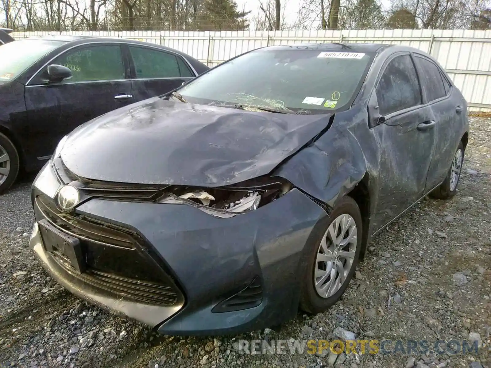 2 Фотография поврежденного автомобиля 2T1BURHE8KC207522 TOYOTA COROLLA 2019