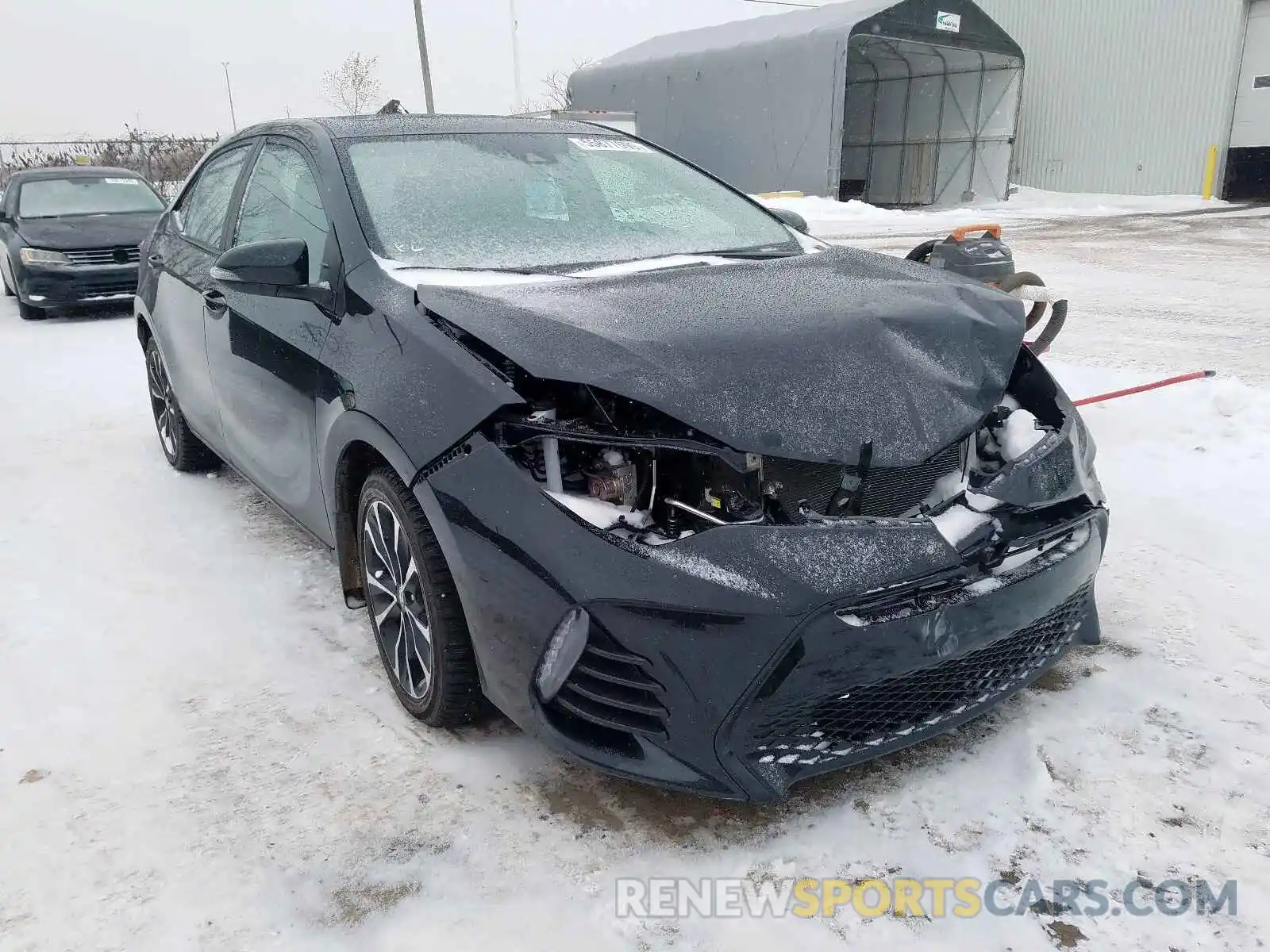 1 Photograph of a damaged car 2T1BURHE8KC207620 TOYOTA COROLLA 2019