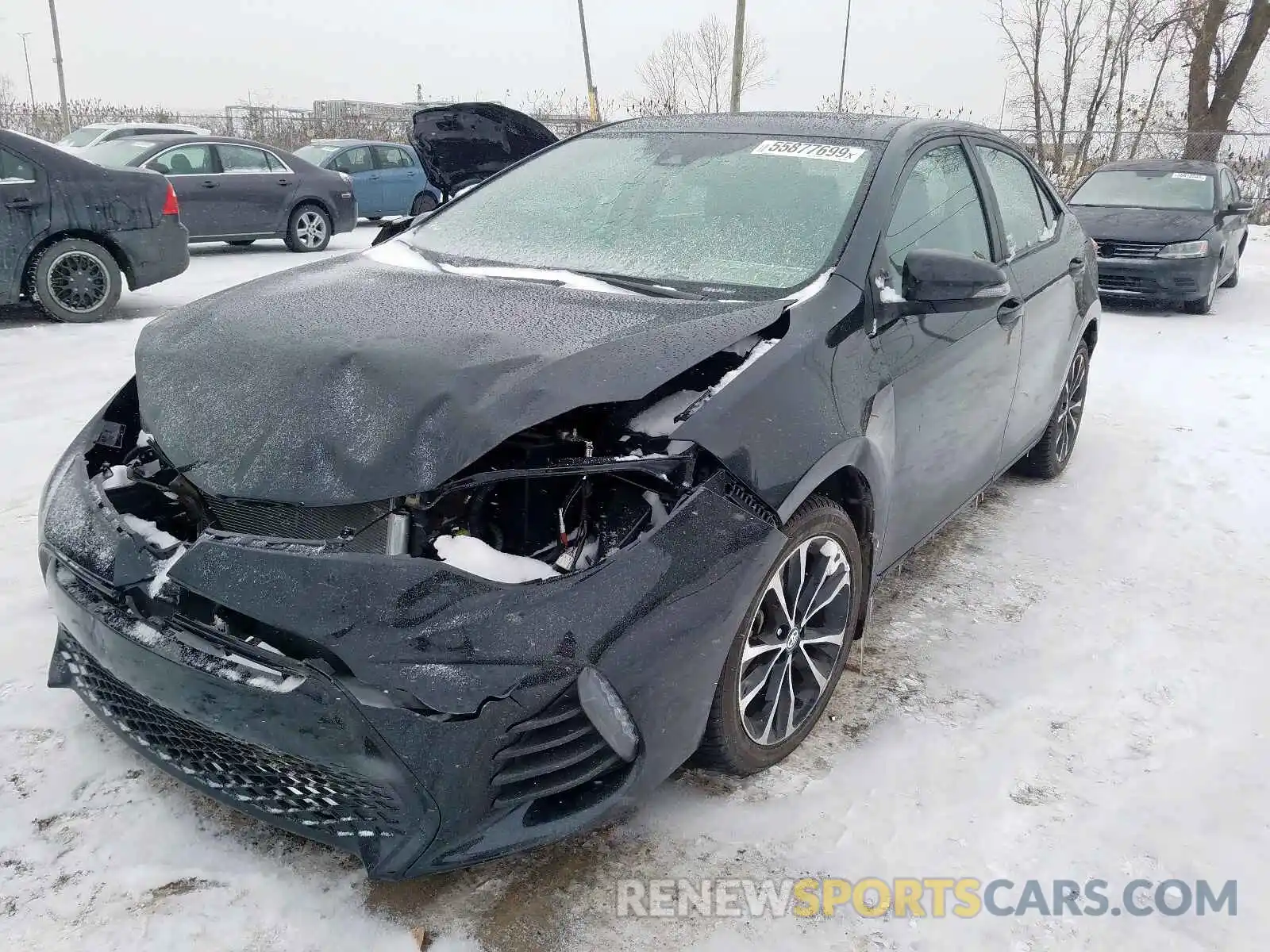 2 Photograph of a damaged car 2T1BURHE8KC207620 TOYOTA COROLLA 2019