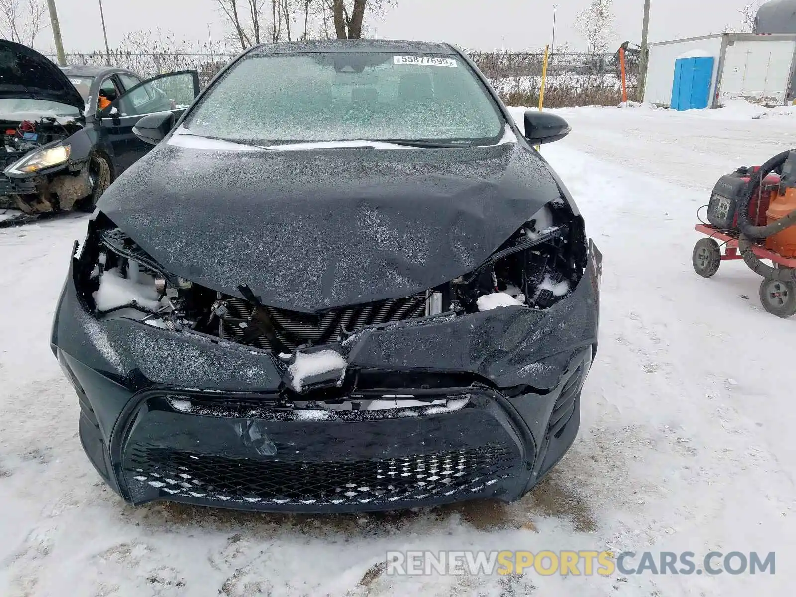 9 Photograph of a damaged car 2T1BURHE8KC207620 TOYOTA COROLLA 2019