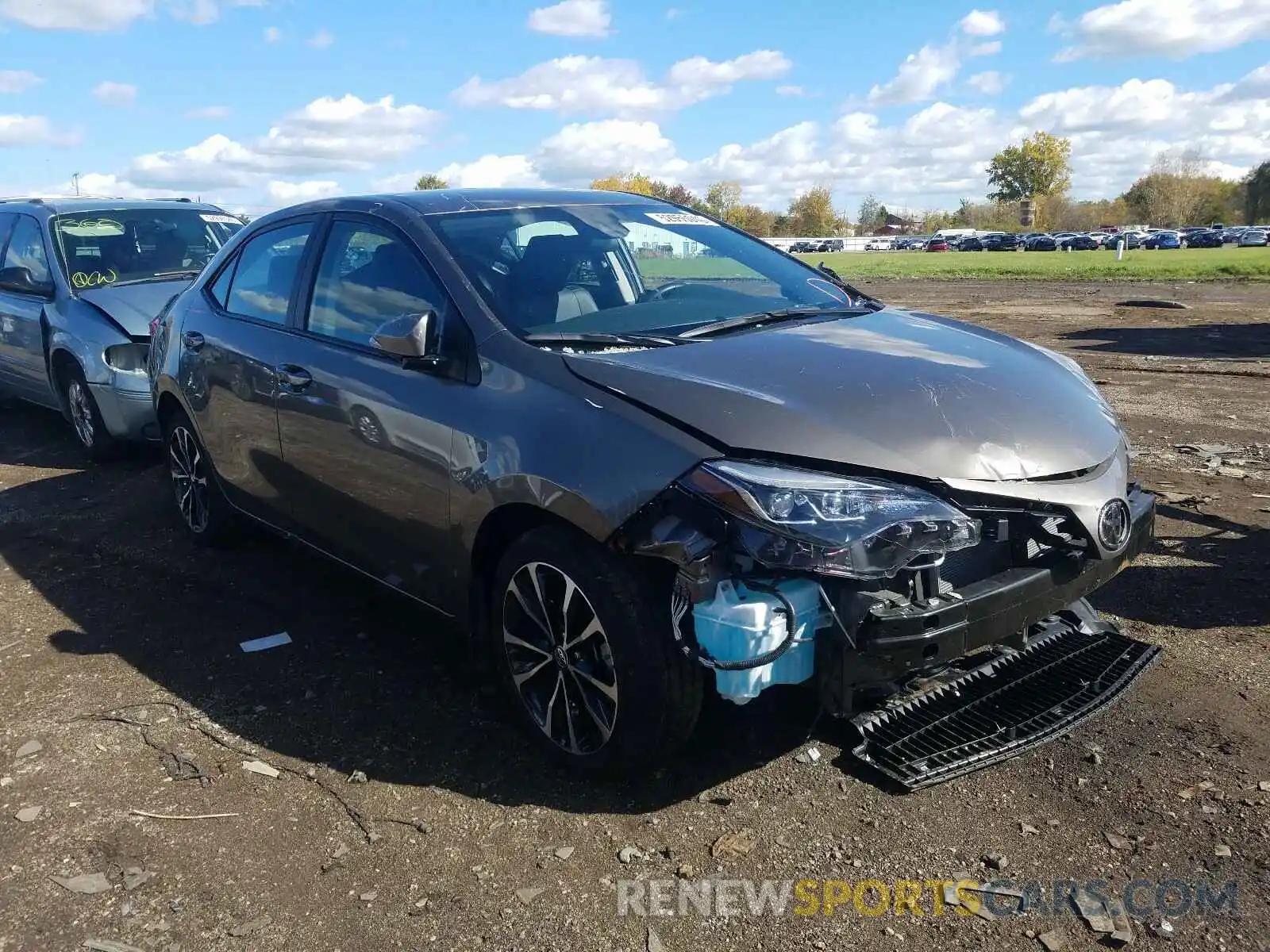 1 Photograph of a damaged car 2T1BURHE8KC207875 TOYOTA COROLLA 2019