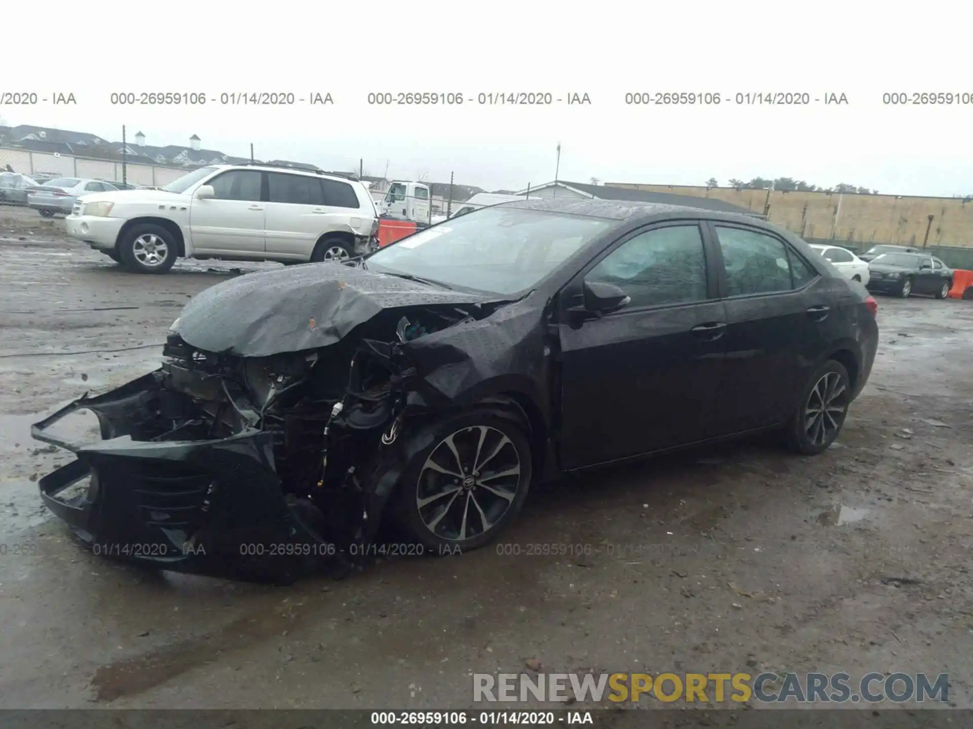 2 Photograph of a damaged car 2T1BURHE8KC208220 TOYOTA COROLLA 2019