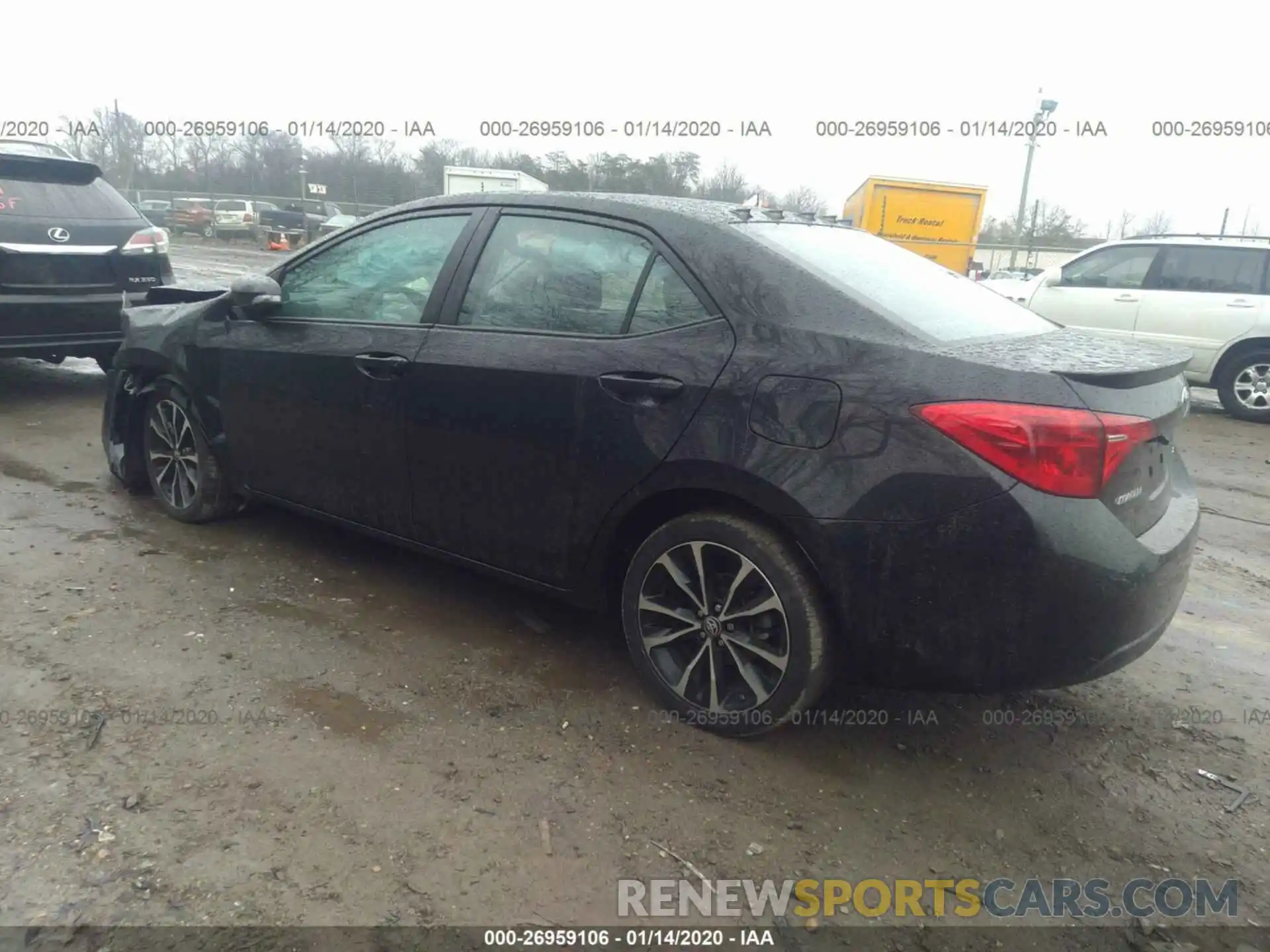 3 Photograph of a damaged car 2T1BURHE8KC208220 TOYOTA COROLLA 2019