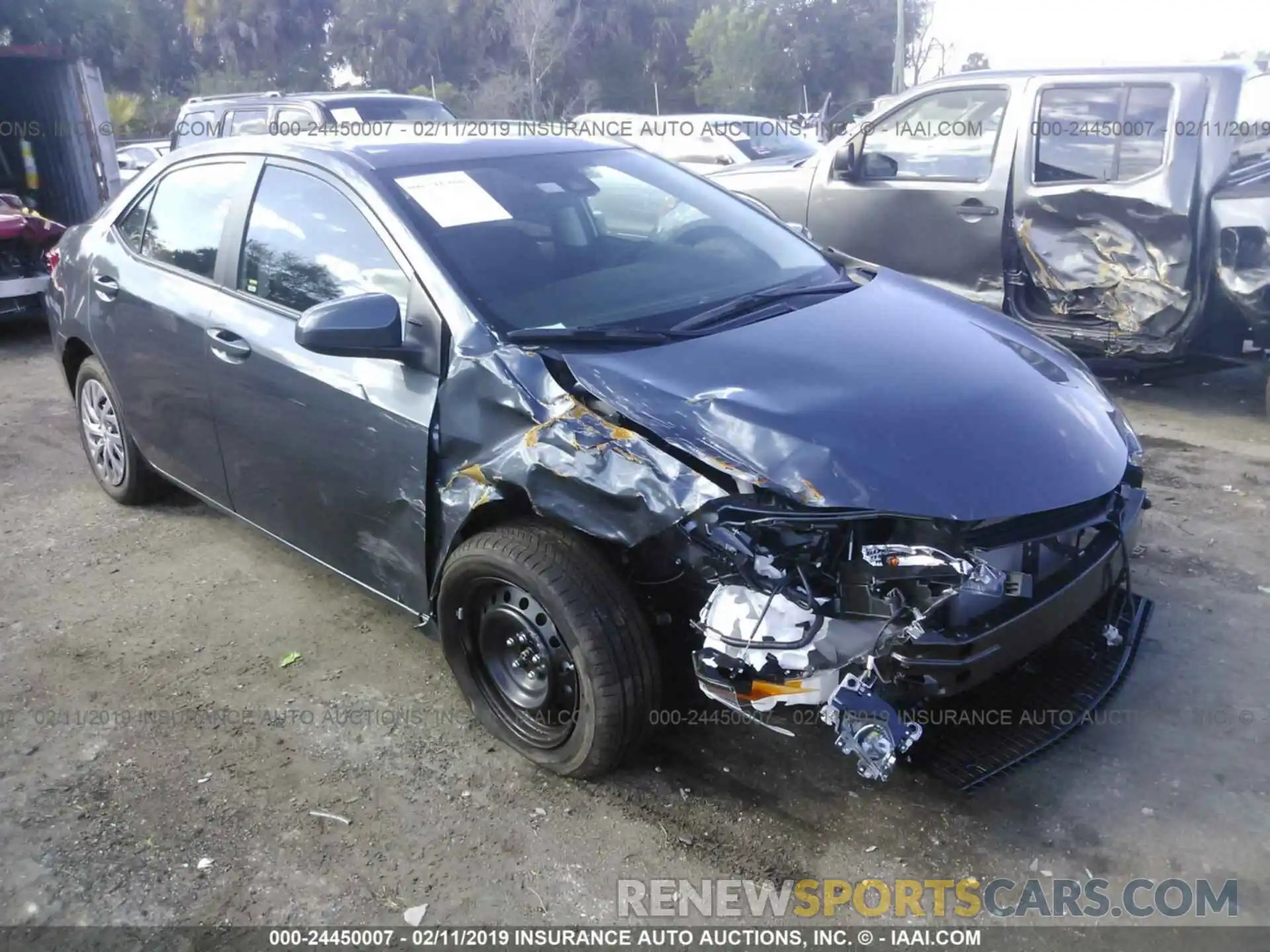 1 Photograph of a damaged car 2T1BURHE8KC209433 TOYOTA COROLLA 2019