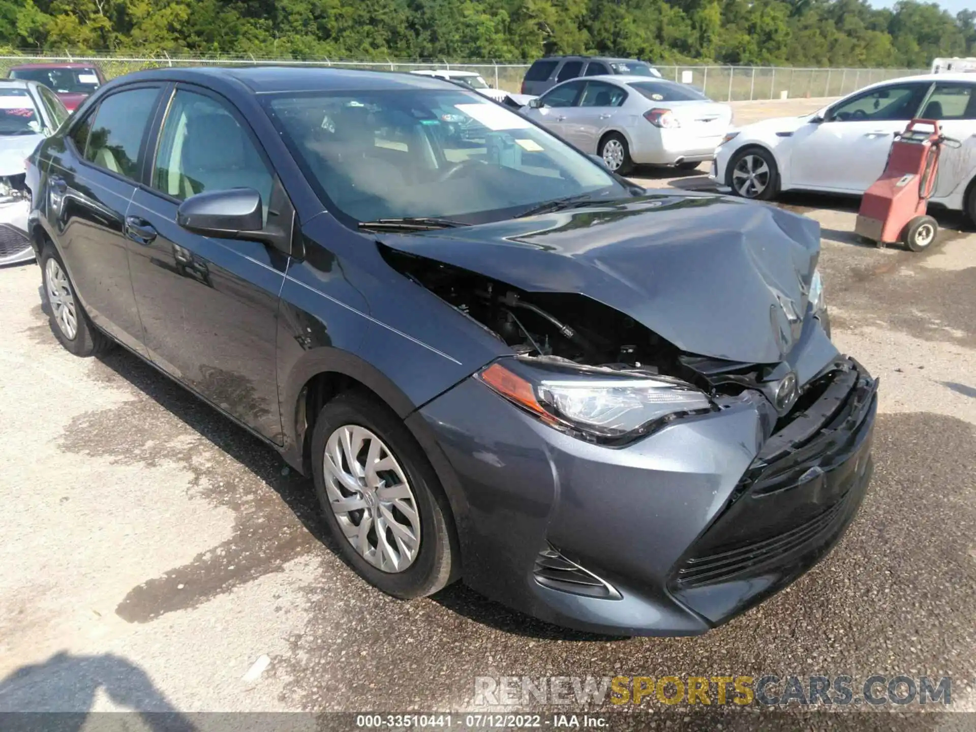 1 Photograph of a damaged car 2T1BURHE8KC209867 TOYOTA COROLLA 2019