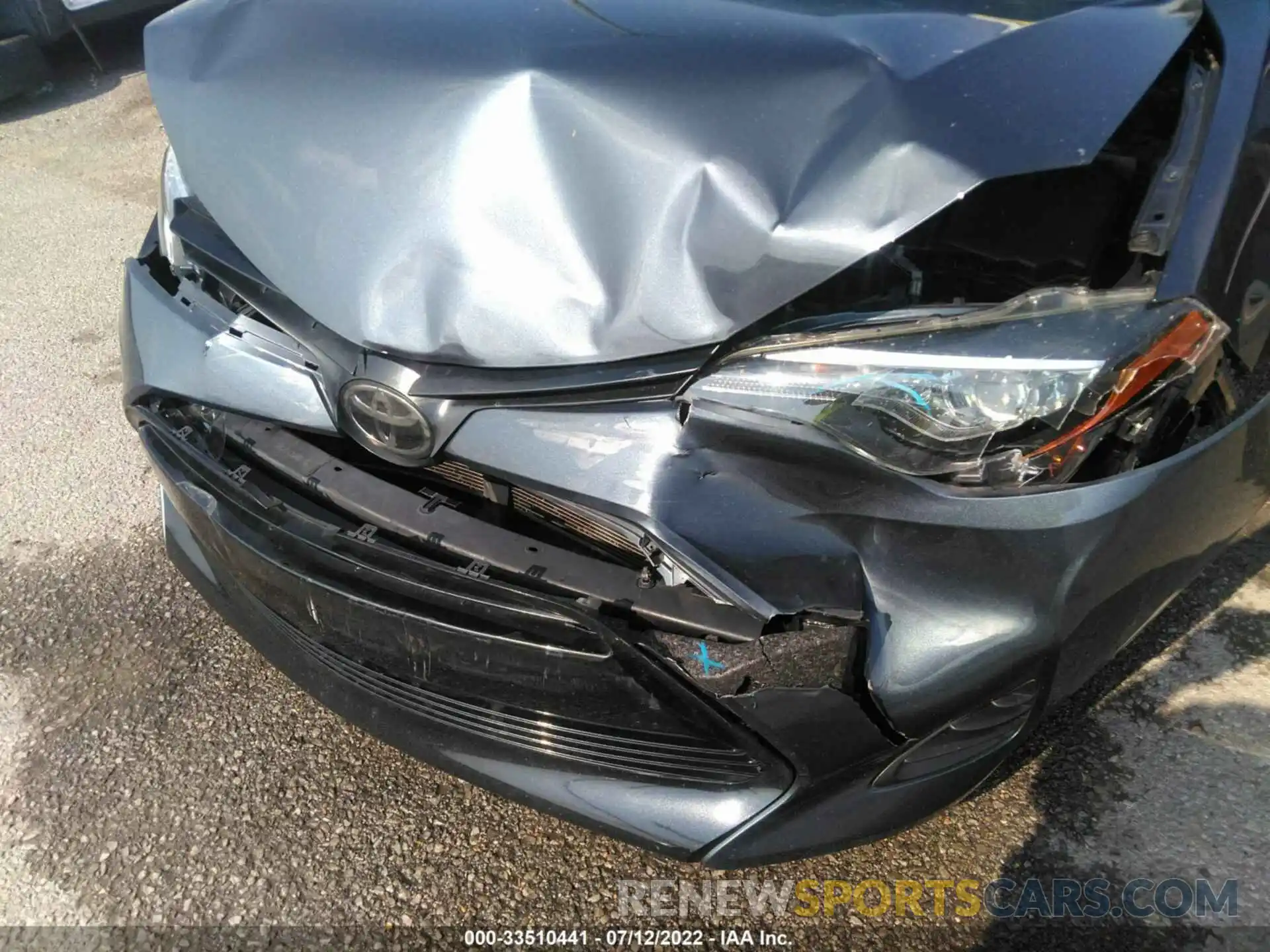 6 Photograph of a damaged car 2T1BURHE8KC209867 TOYOTA COROLLA 2019