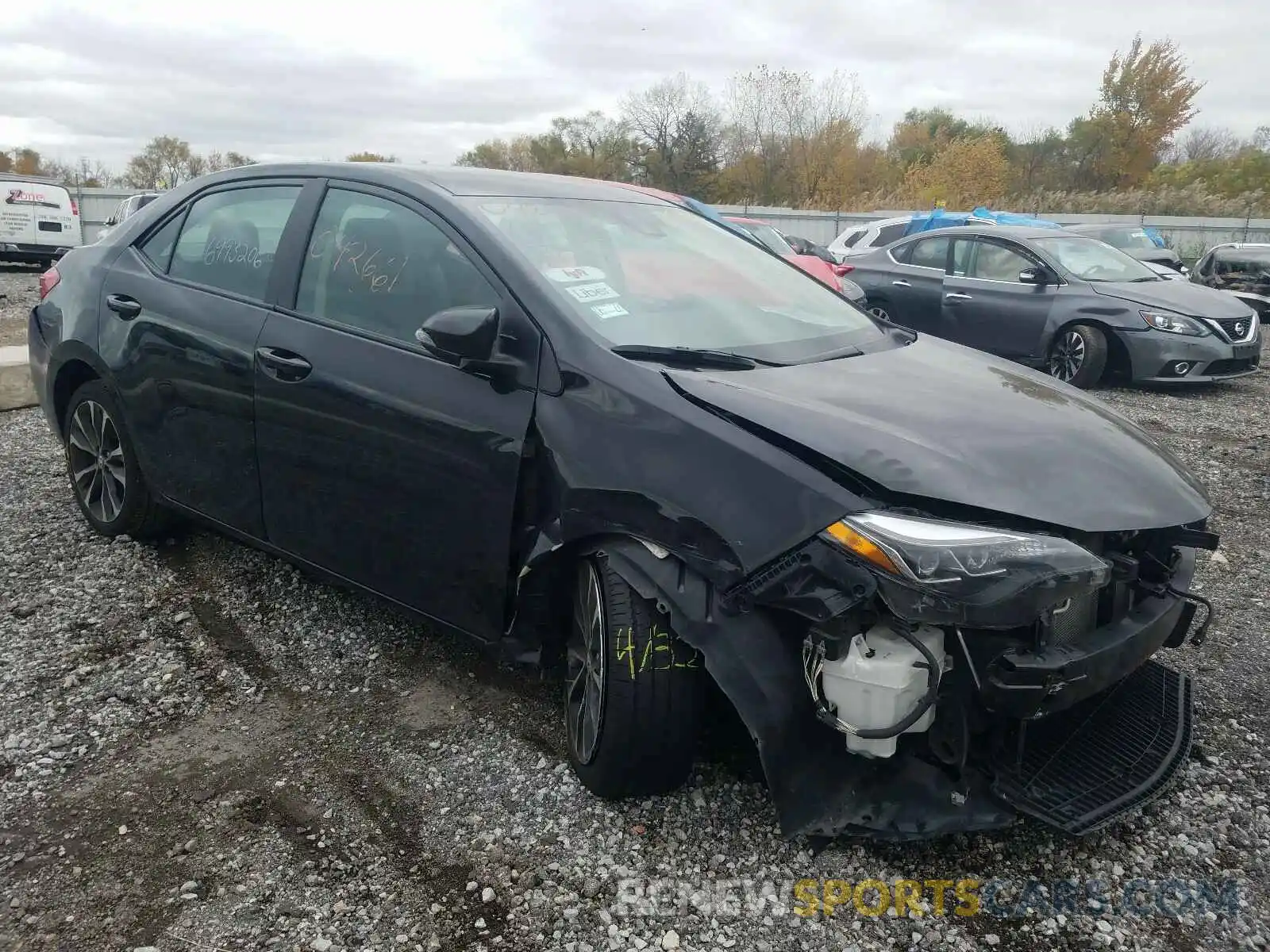 1 Photograph of a damaged car 2T1BURHE8KC210209 TOYOTA COROLLA 2019