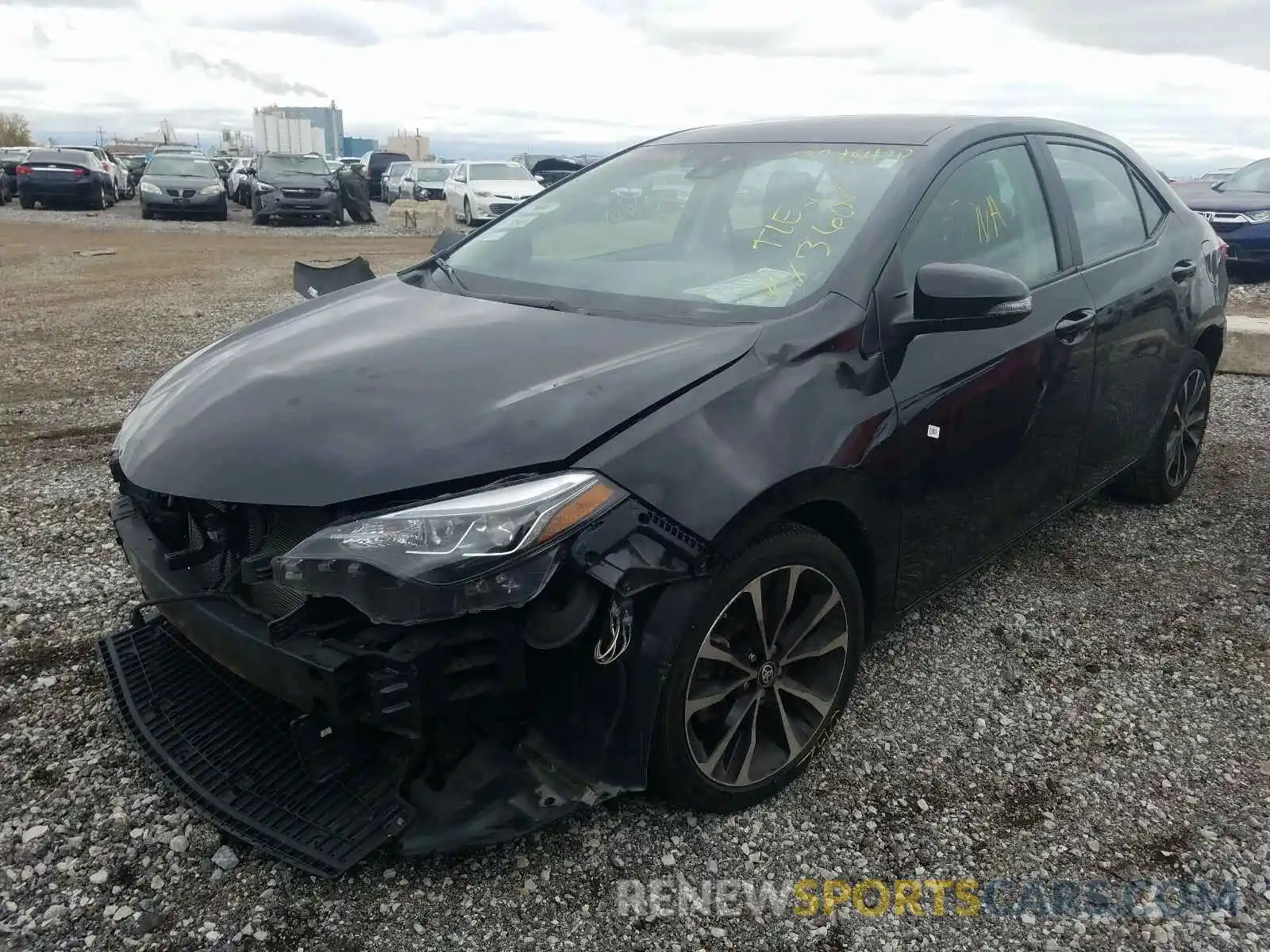 2 Photograph of a damaged car 2T1BURHE8KC210209 TOYOTA COROLLA 2019