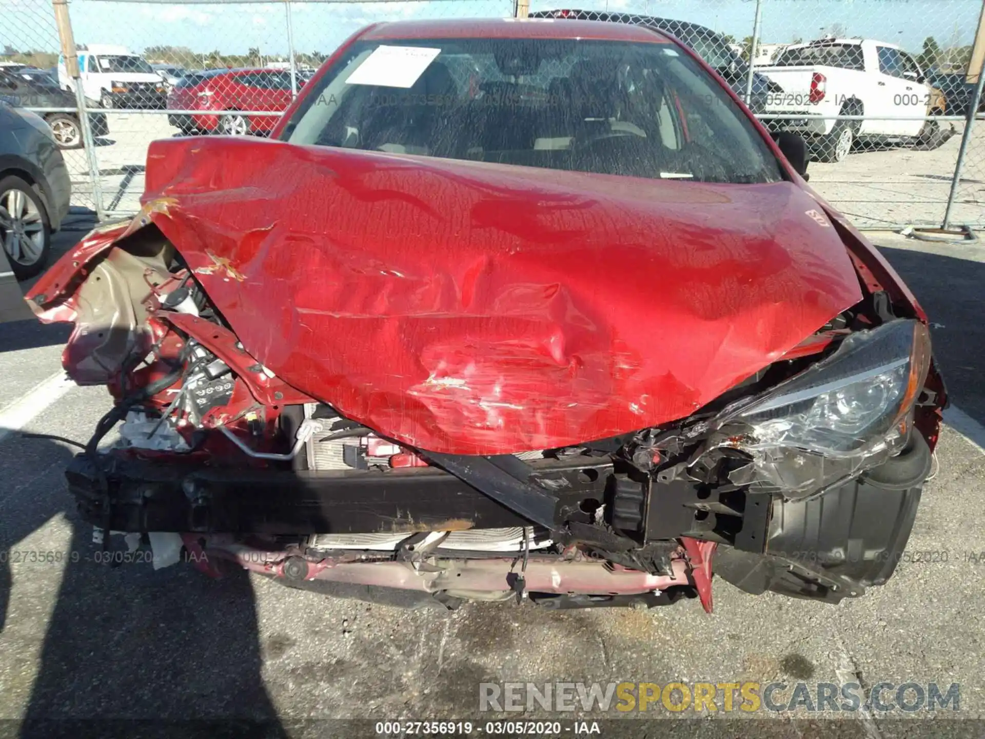 6 Фотография поврежденного автомобиля 2T1BURHE8KC210713 TOYOTA COROLLA 2019
