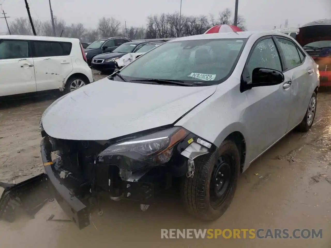 2 Photograph of a damaged car 2T1BURHE8KC210856 TOYOTA COROLLA 2019